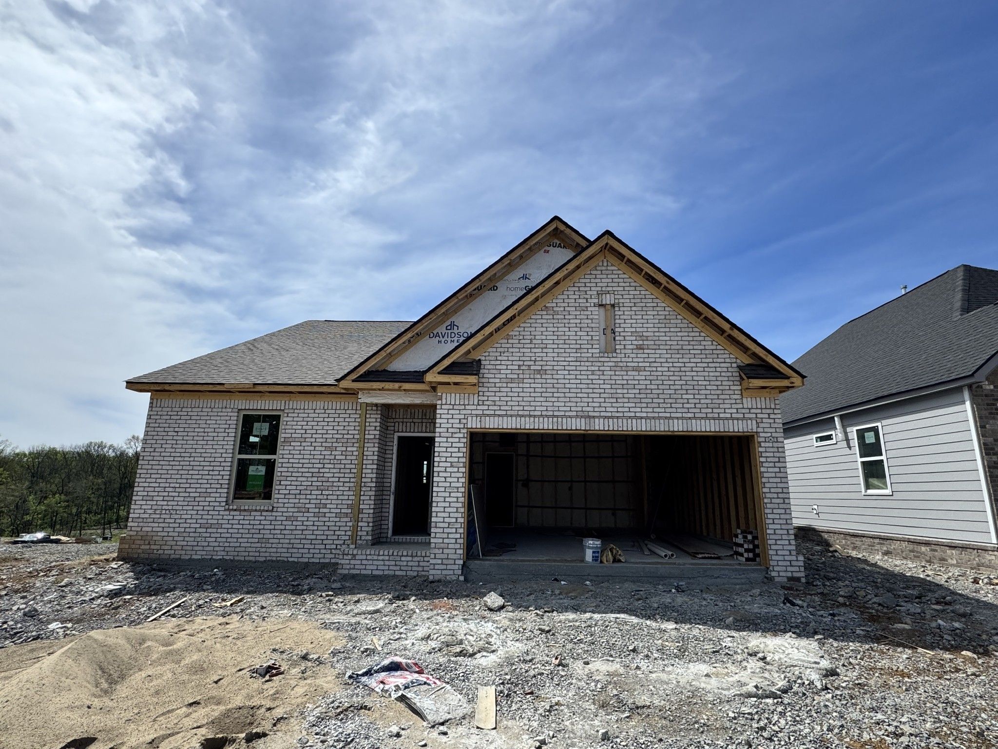 Exterior view of Davidson Homes' New Home at 414 Old Spring Lane