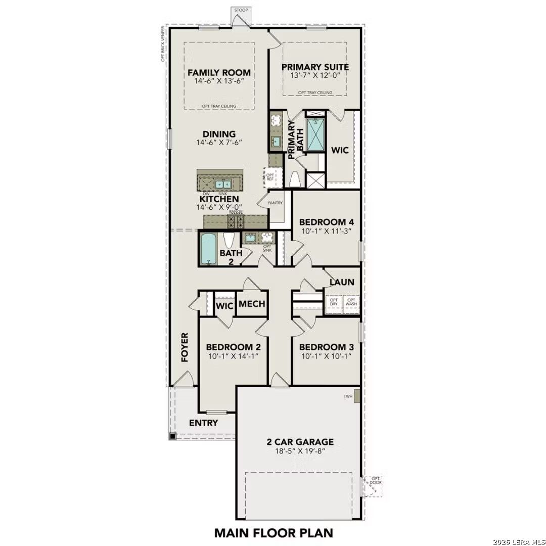 Image 2 of Davidson Homes' New Home at 2535 Pink Pearl Dr.