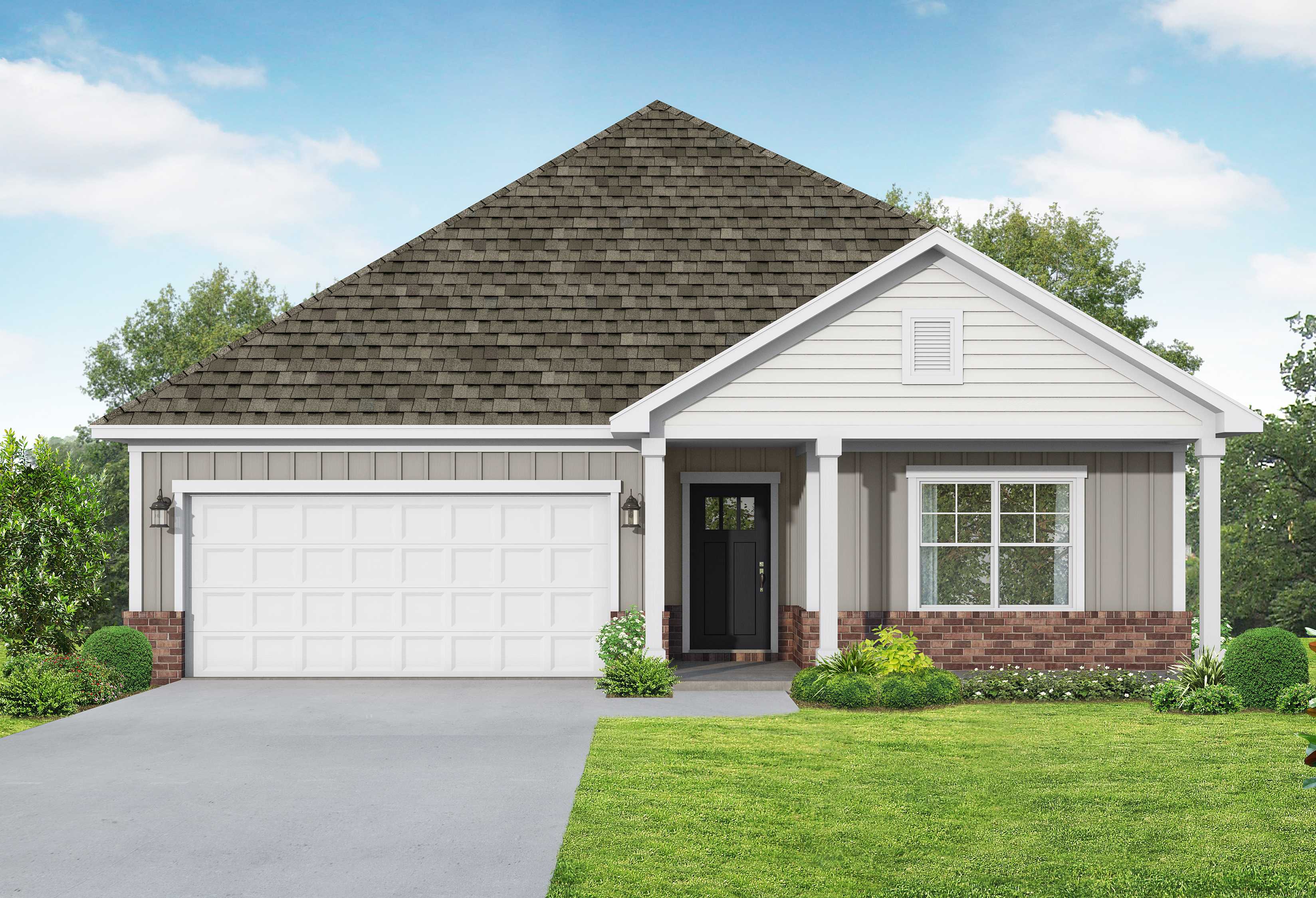 Exterior view of Davidson Homes' The Daphne F Floor Plan