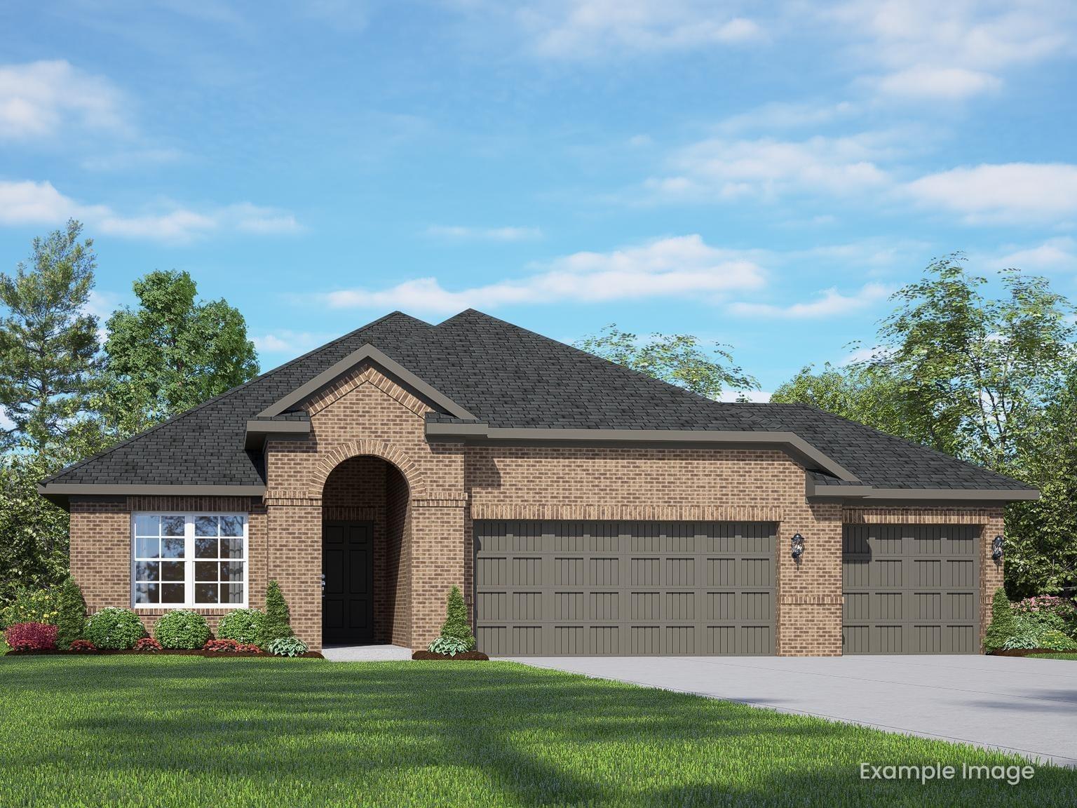 Exterior view of Davidson Homes' New Home at 13613 Fairway Arbor Drive
