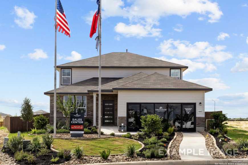 Exterior view of Davidson Homes' New Home at 16420 Basil Cove