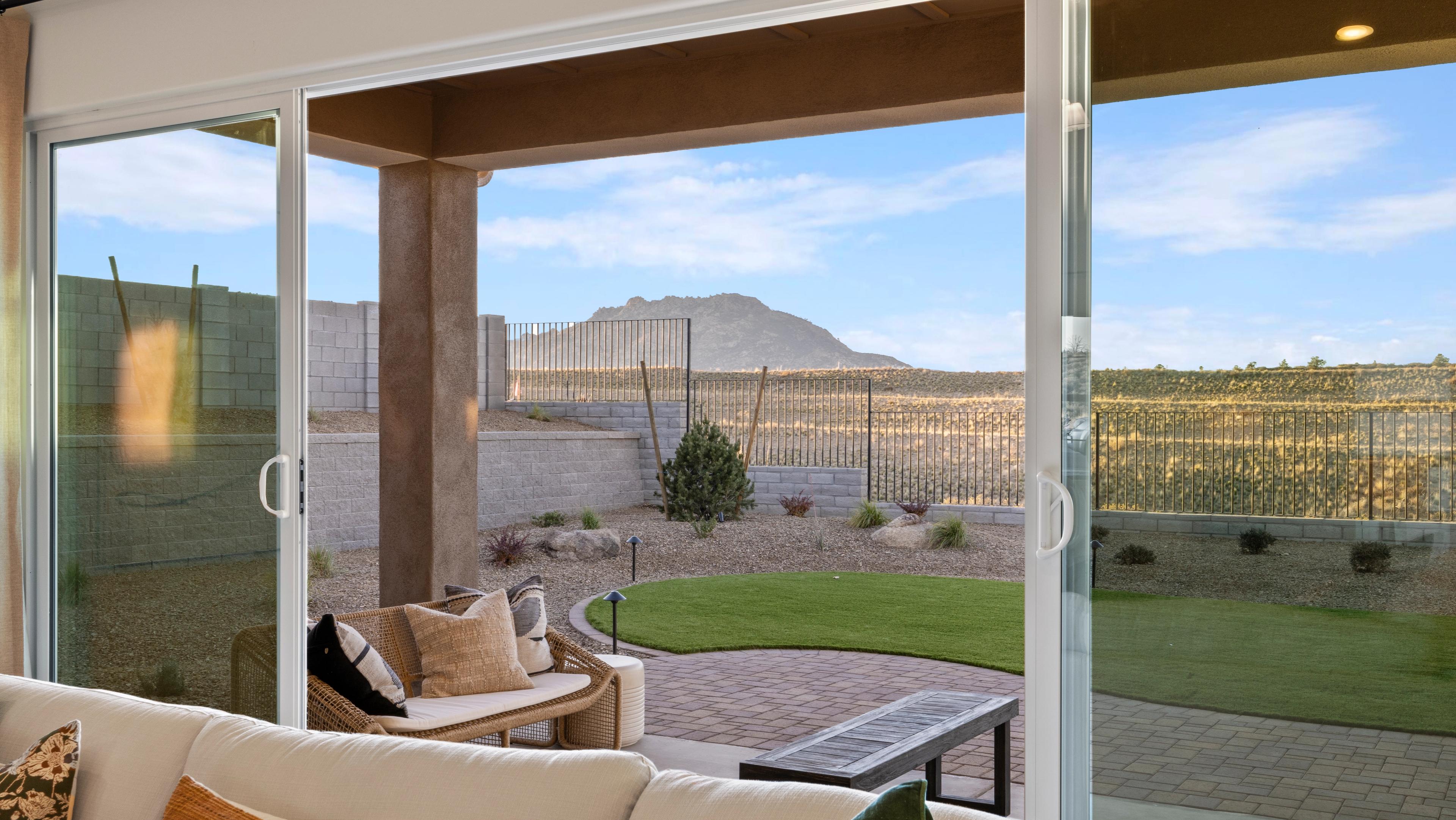 Modern Arizona home design in Prescott Valley with desert landscape and mountain views