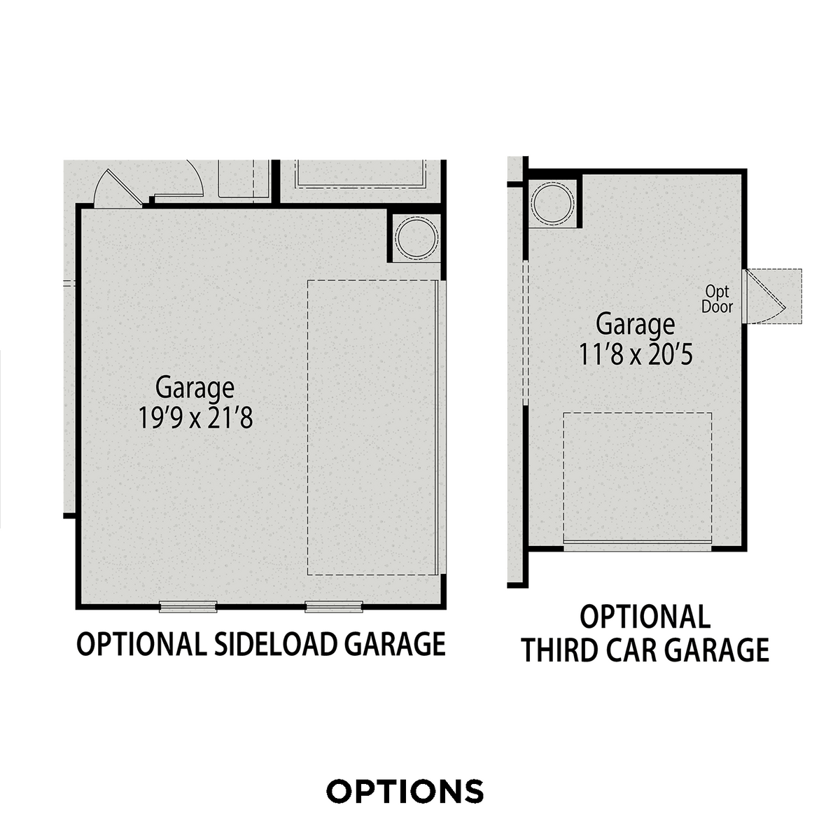 3 - The Franklin D  buildable floor plan layout in Davidson Homes' Wellers Knoll community.