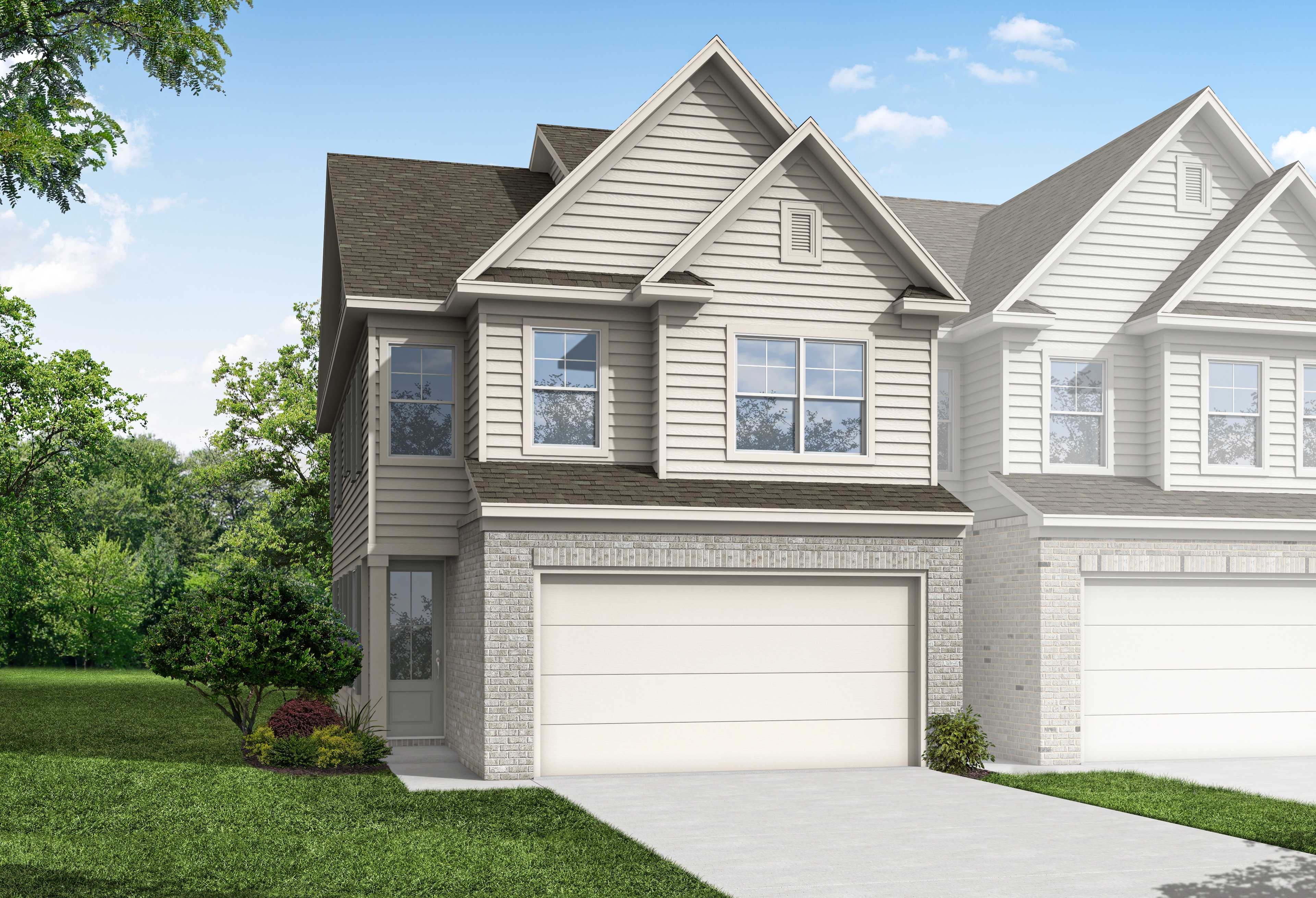 Exterior view of Davidson Homes' The Chatham A Floor Plan