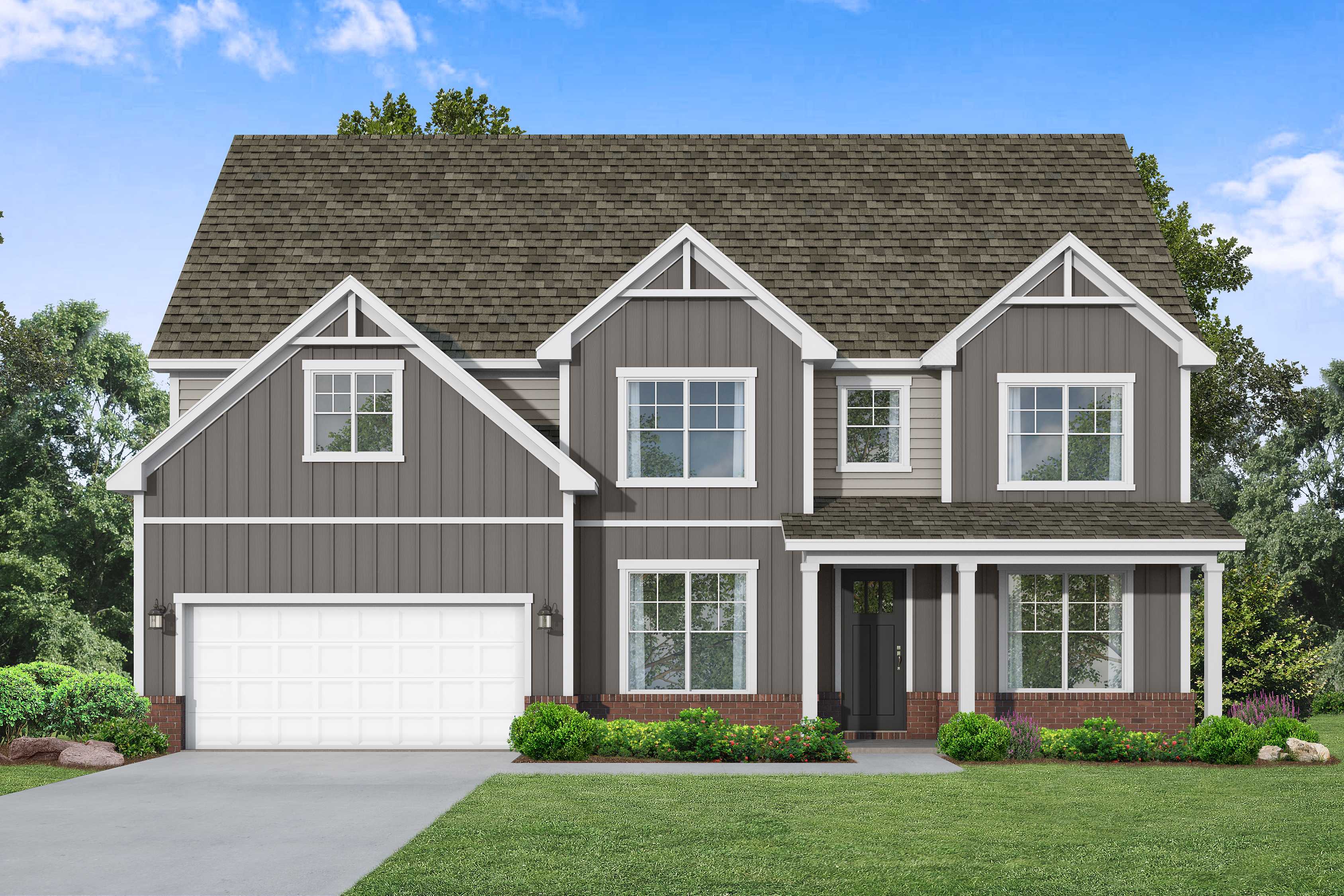 The Madison E by Davidson Homes with Hardie