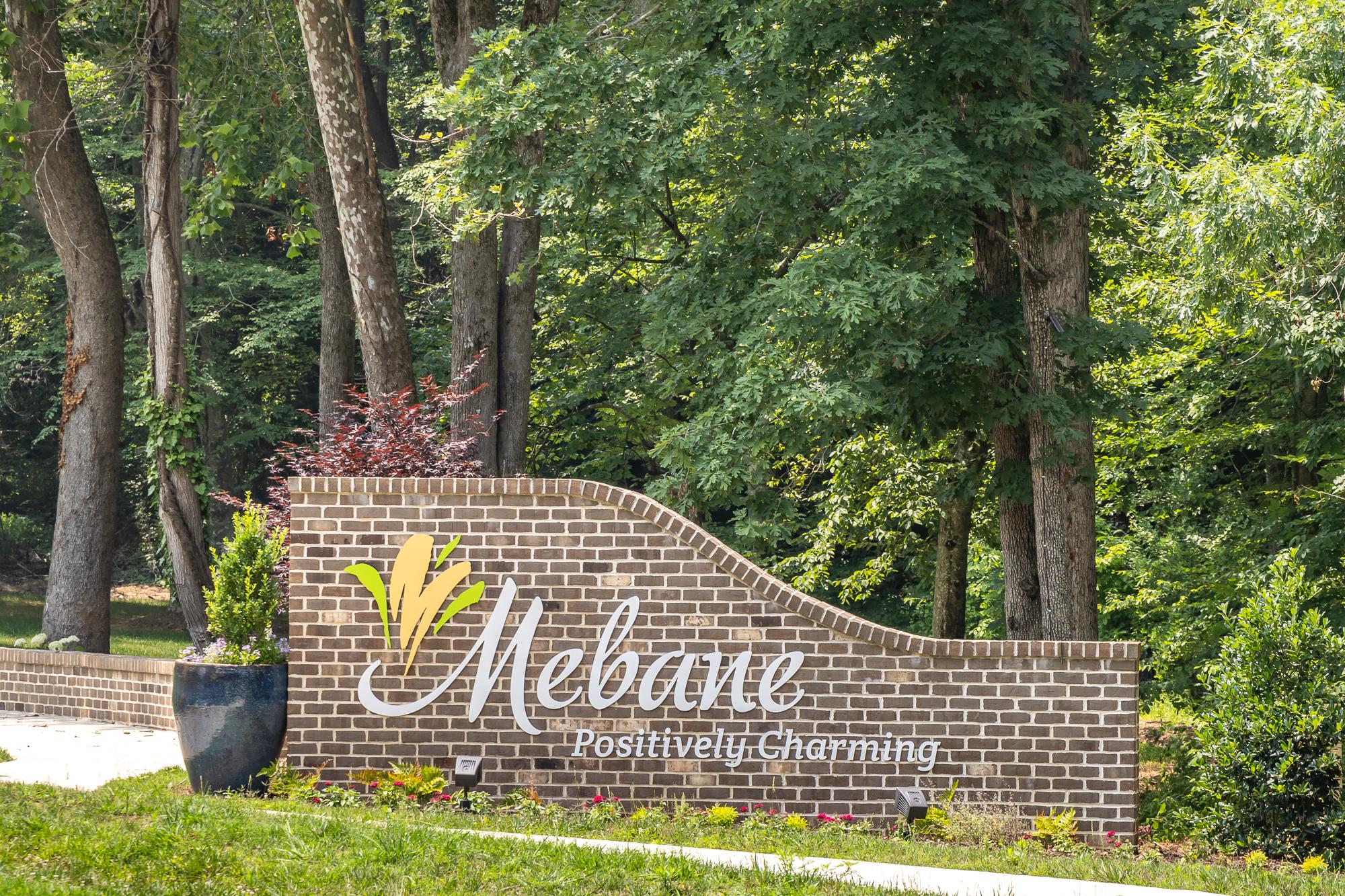 Mebane welcome sign