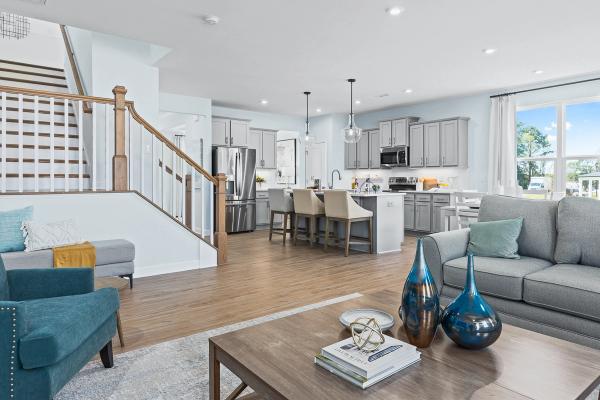 Davidson Homes Mortgage Loan Officer Walking Couple through Mortgage Options