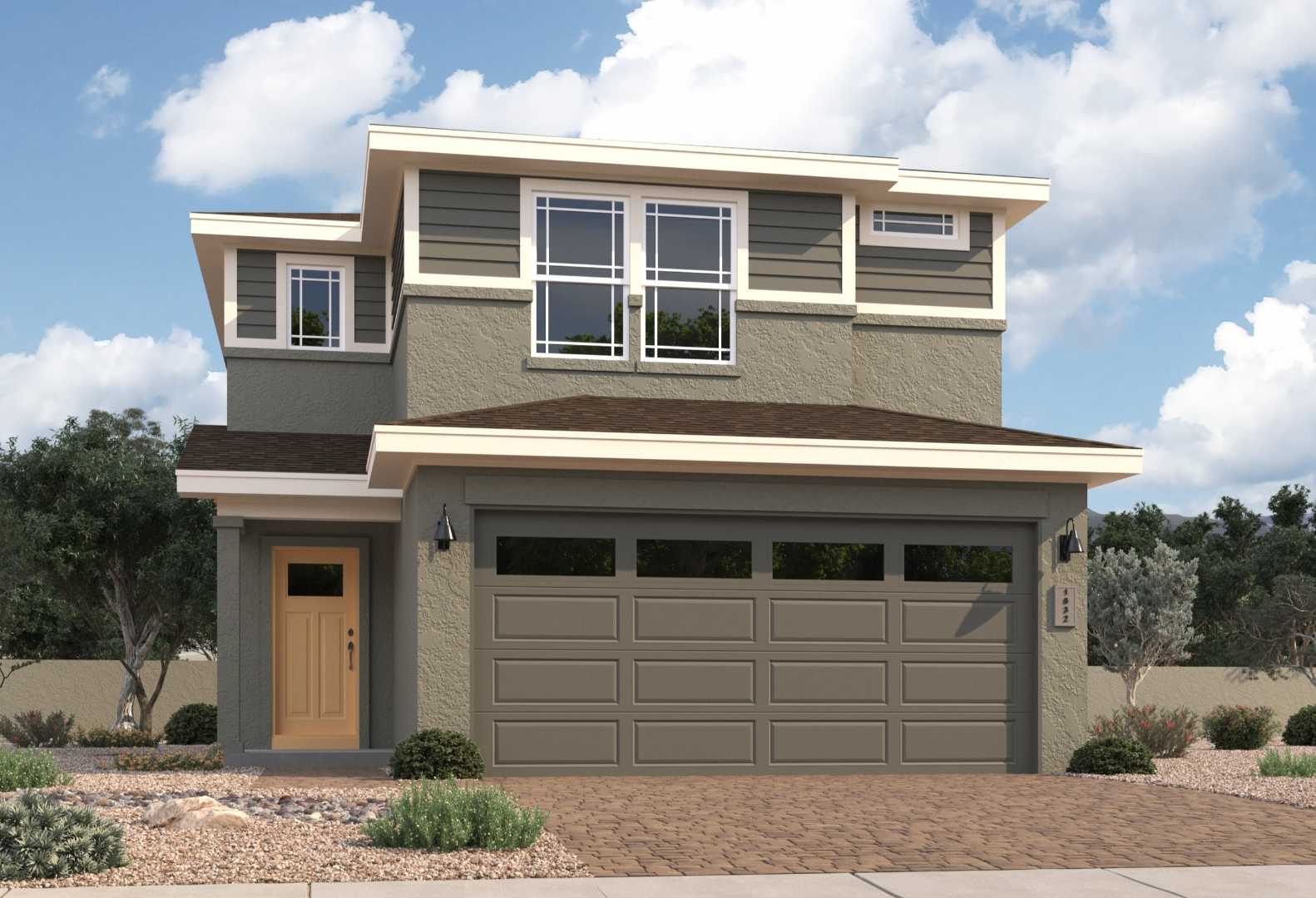 Exterior view of Davidson Homes' The Augusta Floor Plan