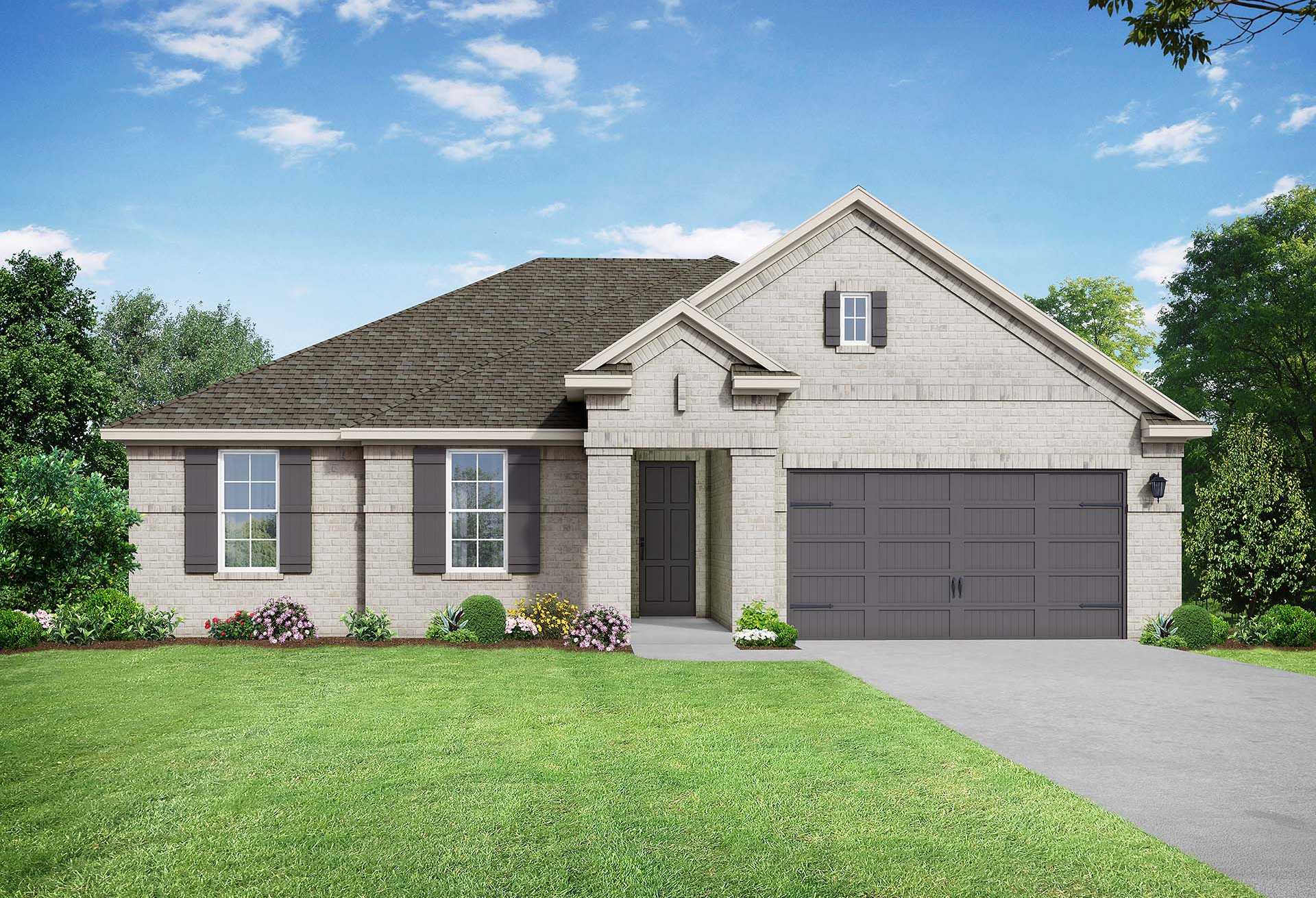 Exterior view of Davidson Homes' The Diana Floor Plan