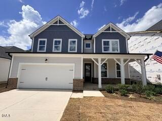 Exterior view of Davidson Homes' New Home at 605 Crescent Wood Trail