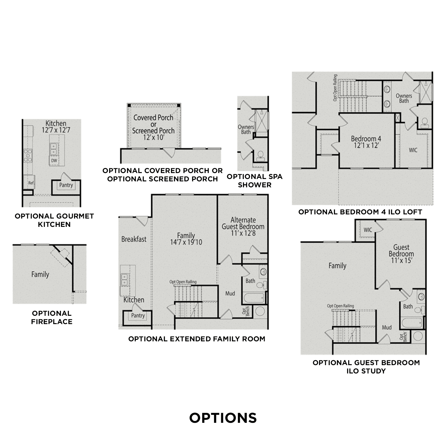 The Willow B Floor Plan in Woodland Crossing | Zebulon, NC