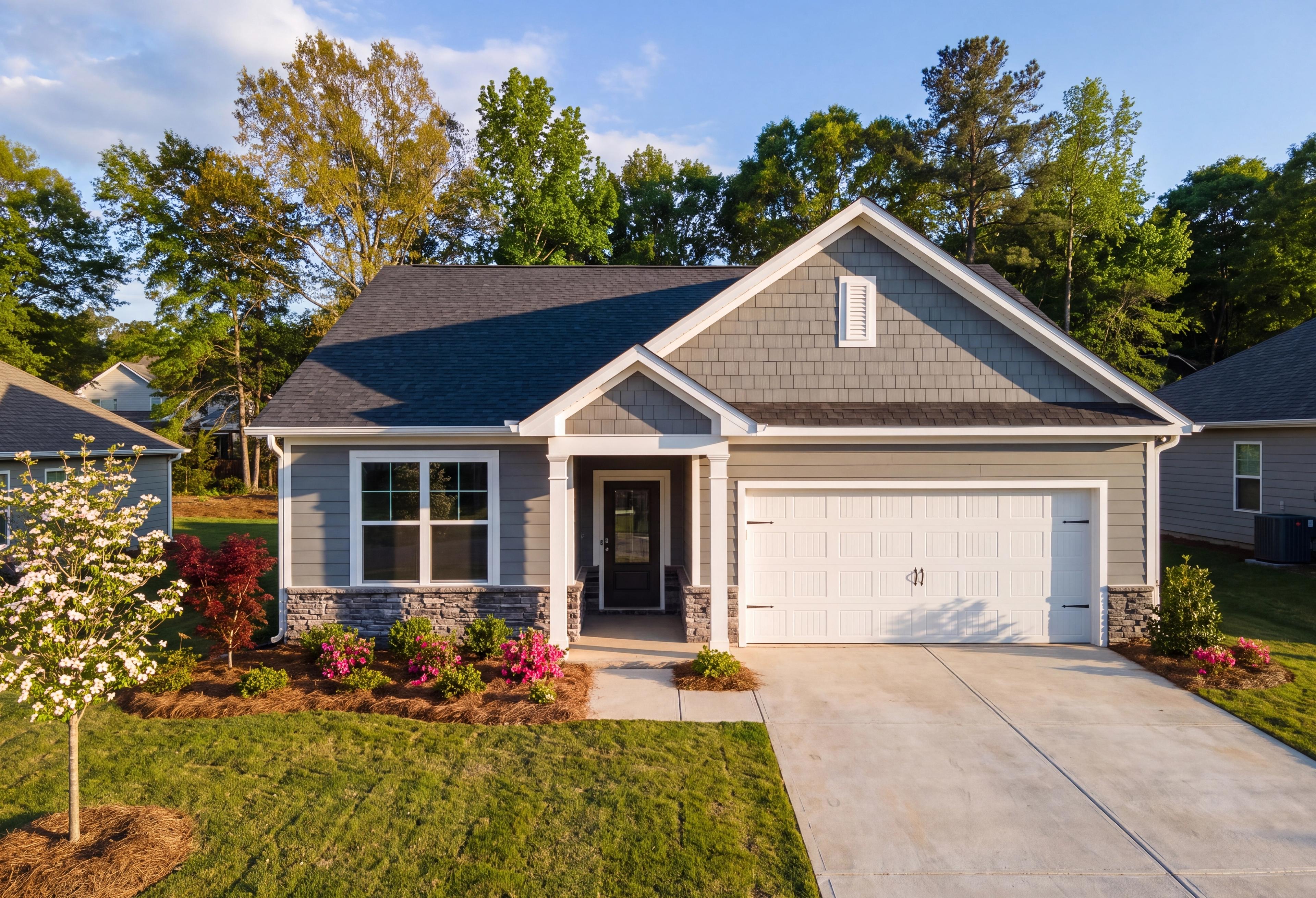 Exterior view of Davidson Homes' The Holly Floor Plan
