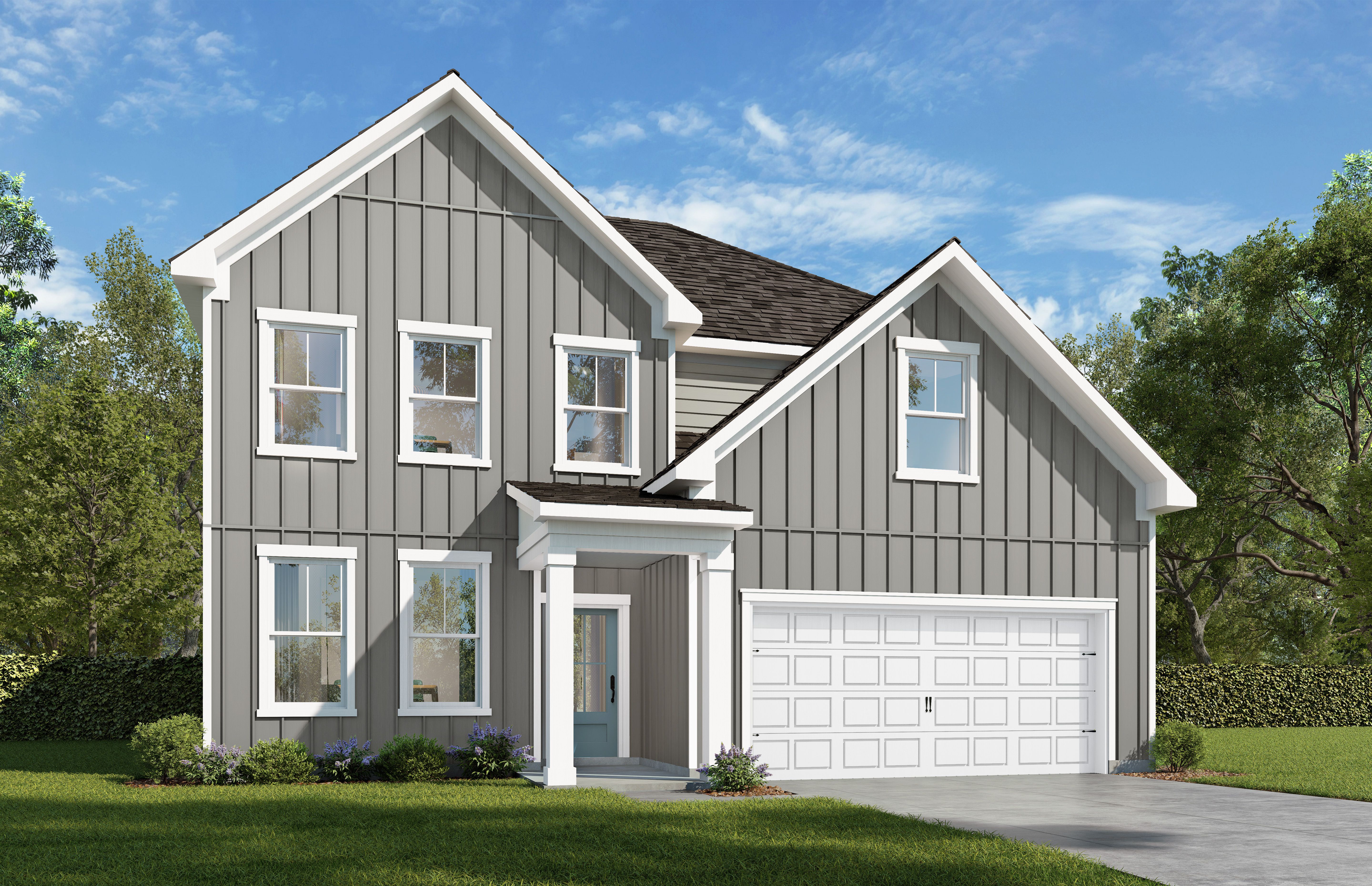 Exterior view of Davidson Homes' The Hazel Floor Plan