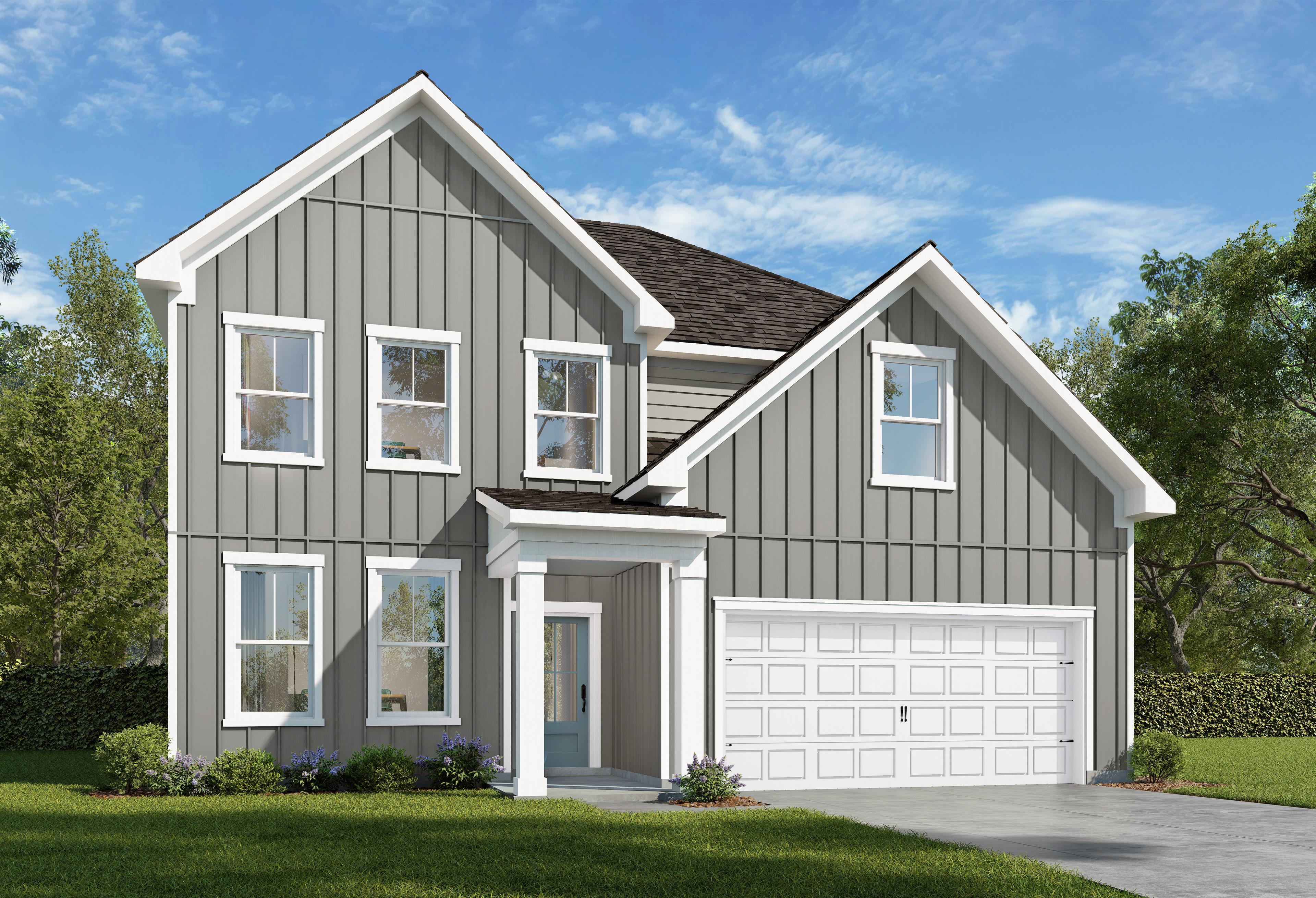 Exterior view of Davidson Homes' The Hazel Floor Plan