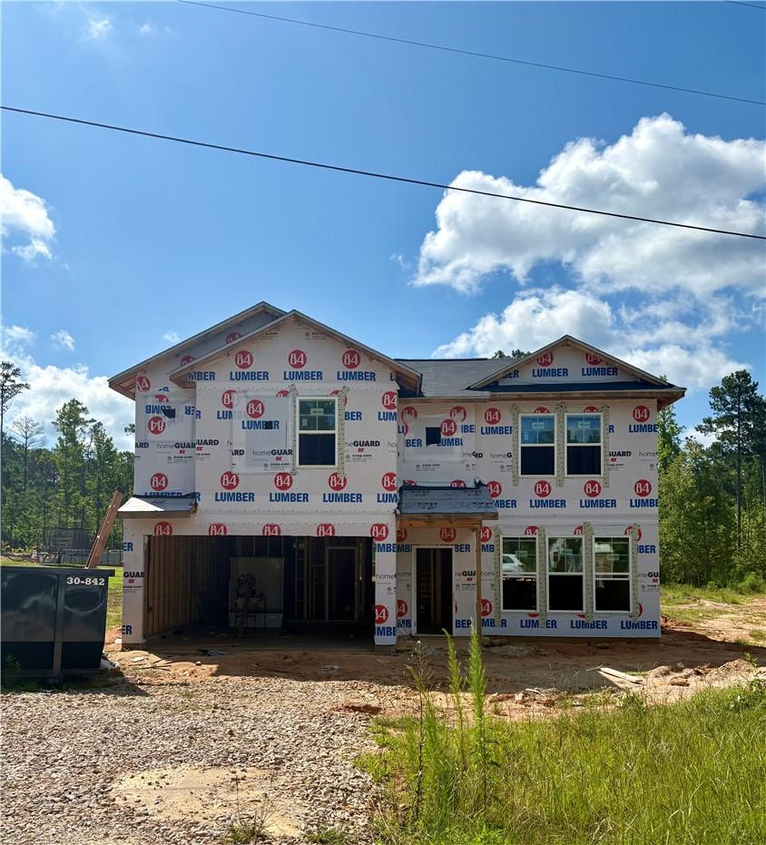 New construction 2-story Stella D floor plan by Evermore Homes under development in Silver Oak, Cusseta, Alabama.