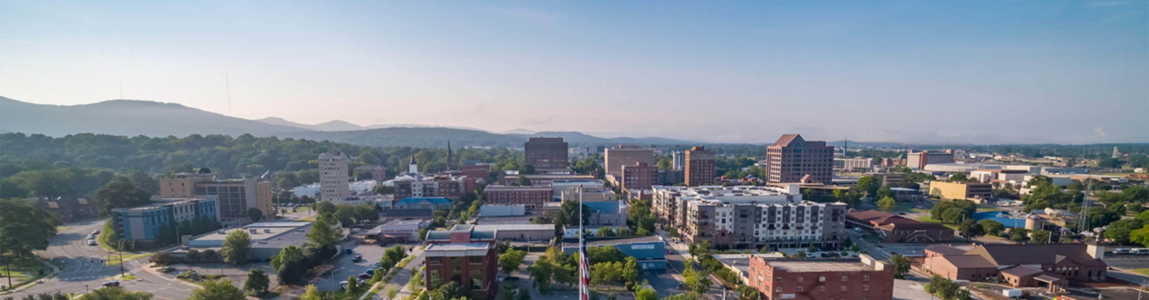 Aerial Photo of Downtown Huntsville, Alabama