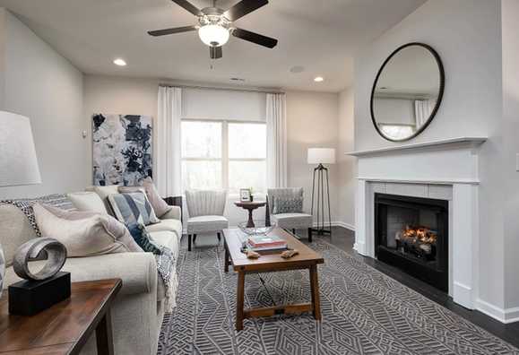 Davidson Homes The Savannah Floor Plan Furnished Living Room