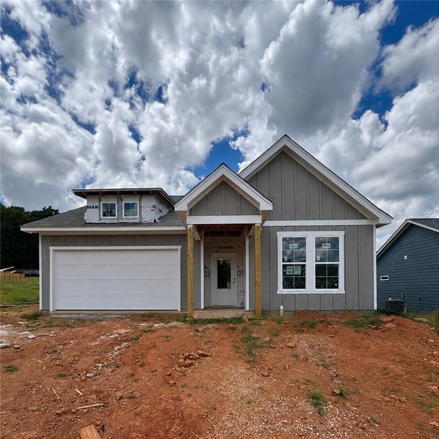 New construction 1-story home, The Aurora D floor plan by Davidson Homes in Anderson Lakes, Opelika, Alabama.