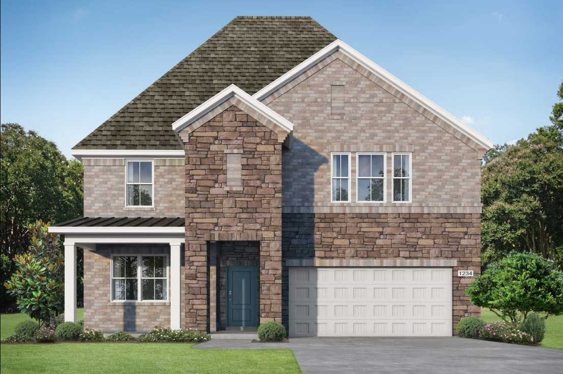 Exterior view of Davidson Homes' New Home at 6332 Delacroix Drive