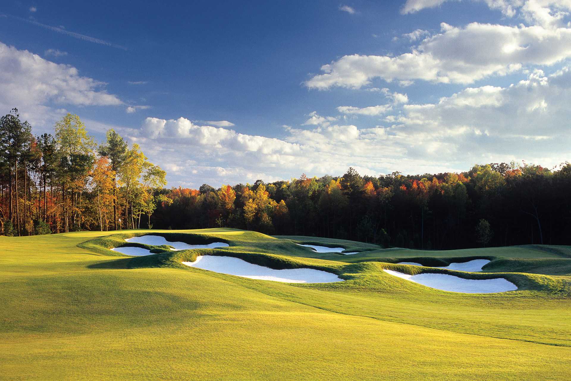Hasentree Community Golf Course at Sunset