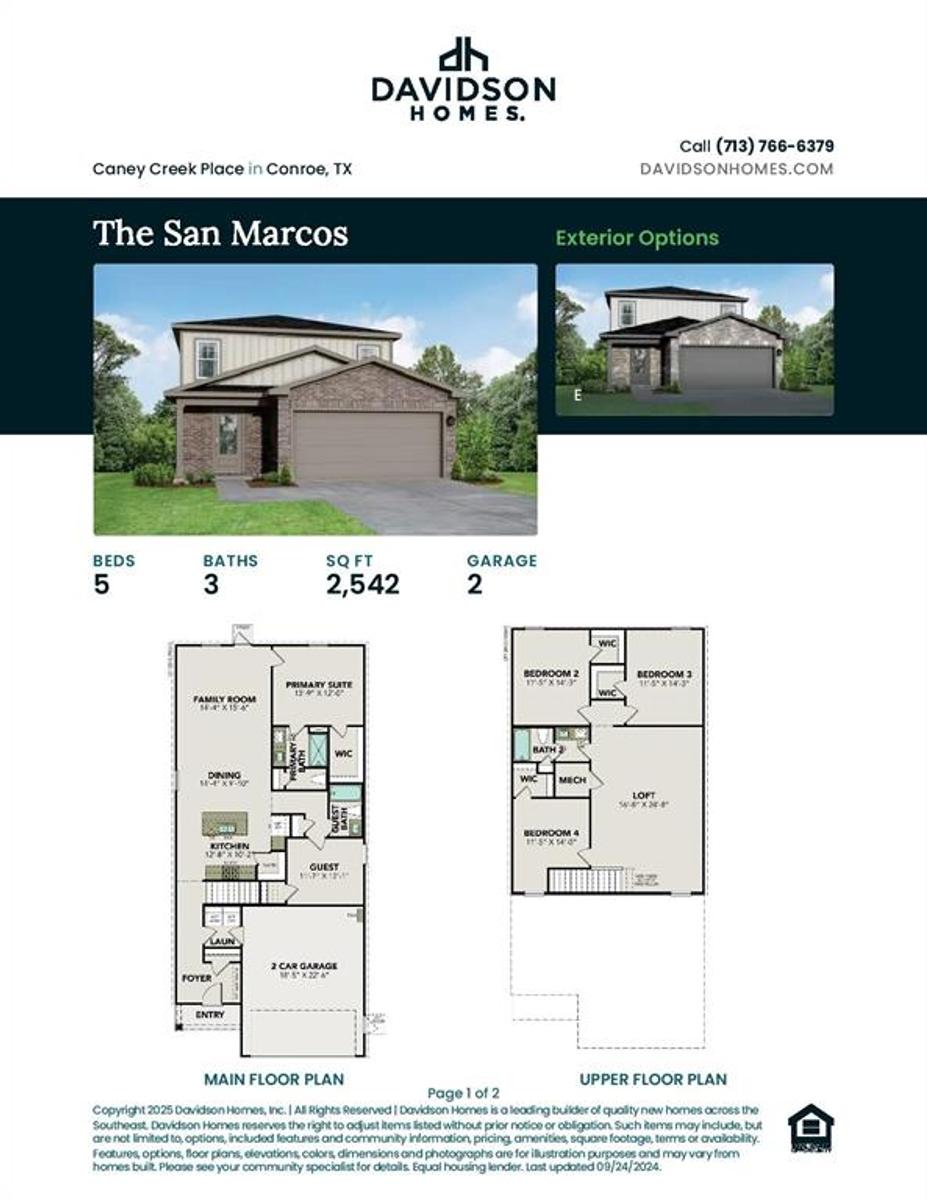 Image 2 of Davidson Homes' New Home at 108 W Canopy Crossing Circle