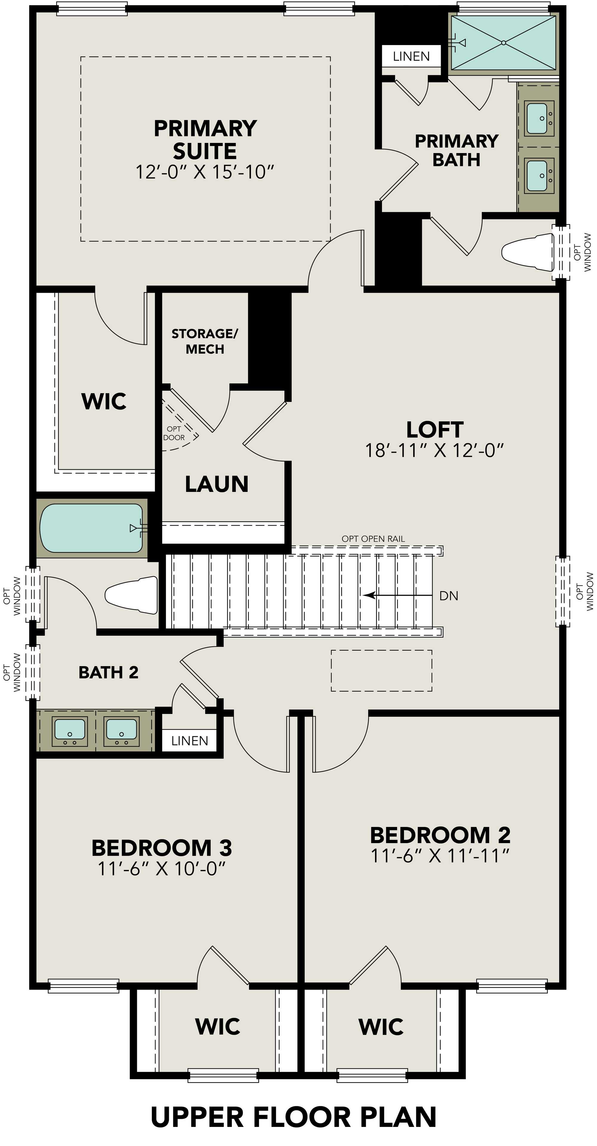 Upper Floor Plan