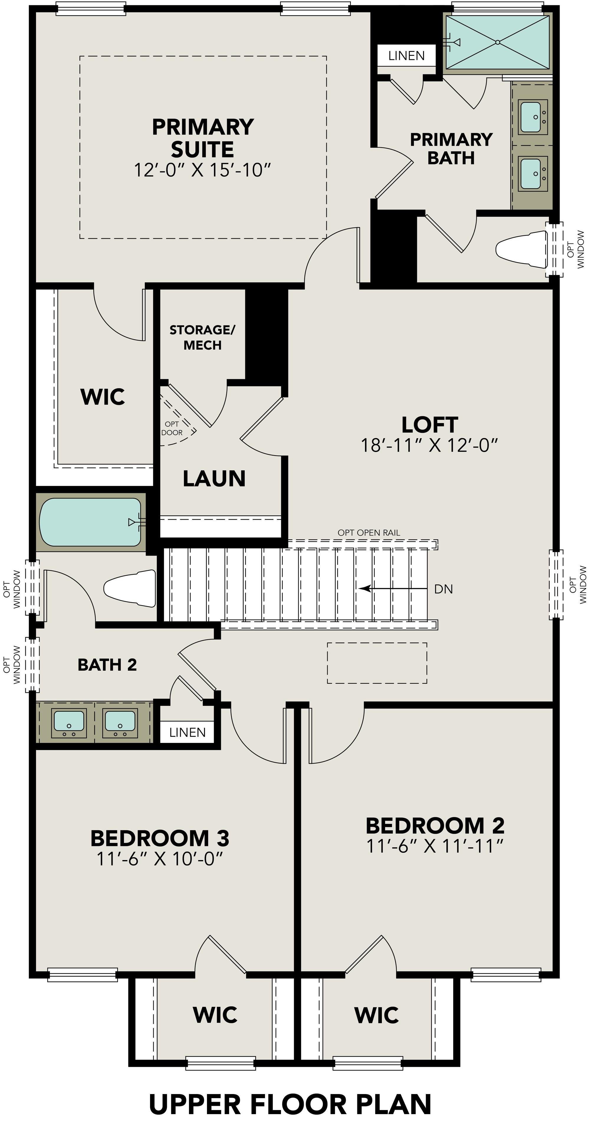 Upper Floor Plan