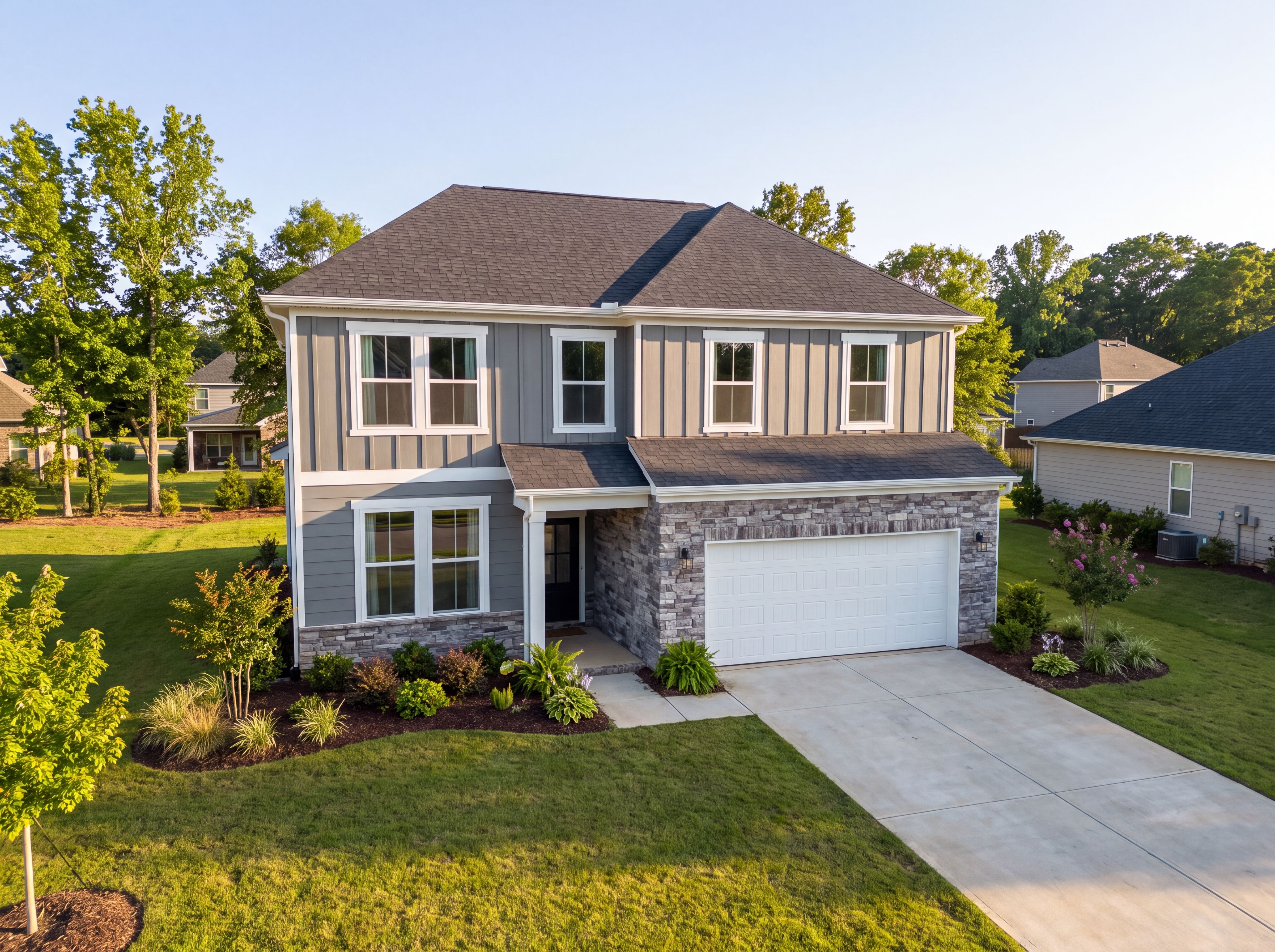 Exterior view of Davidson Homes' The Ashport C Floor Plan