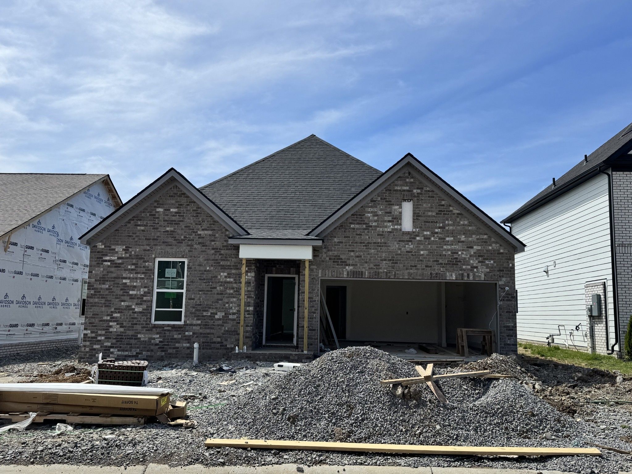 Exterior view of Davidson Homes' New Home at 412 Old Spring Lane