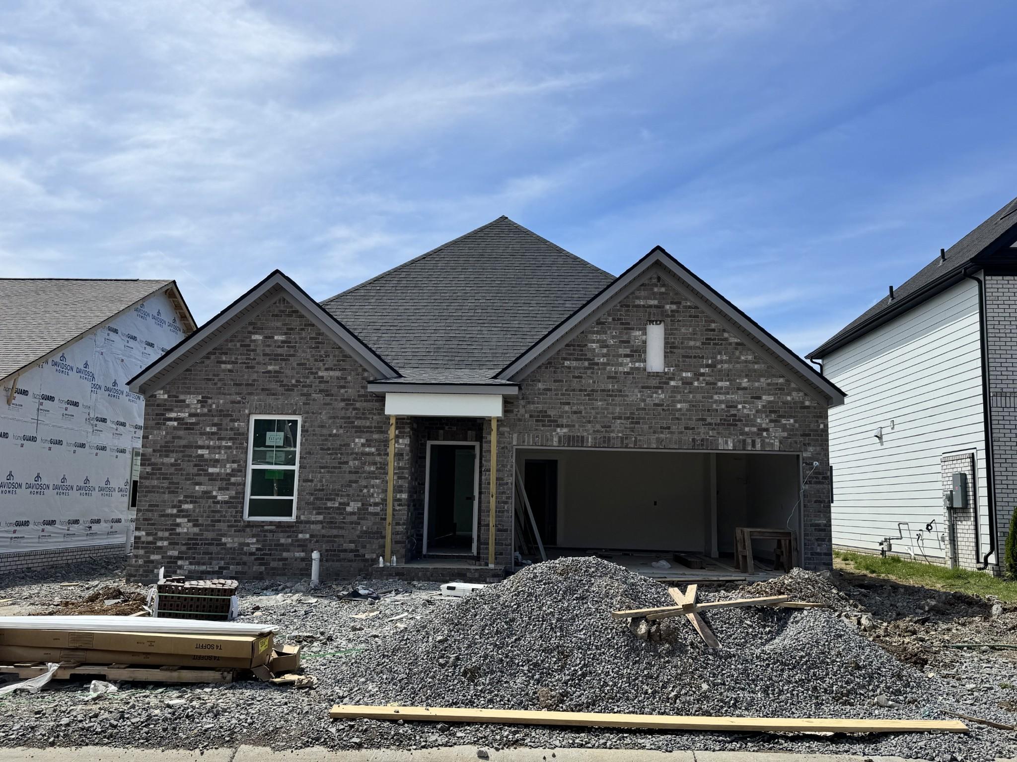 Exterior view of Davidson Homes' New Home at 412 Old Spring Lane