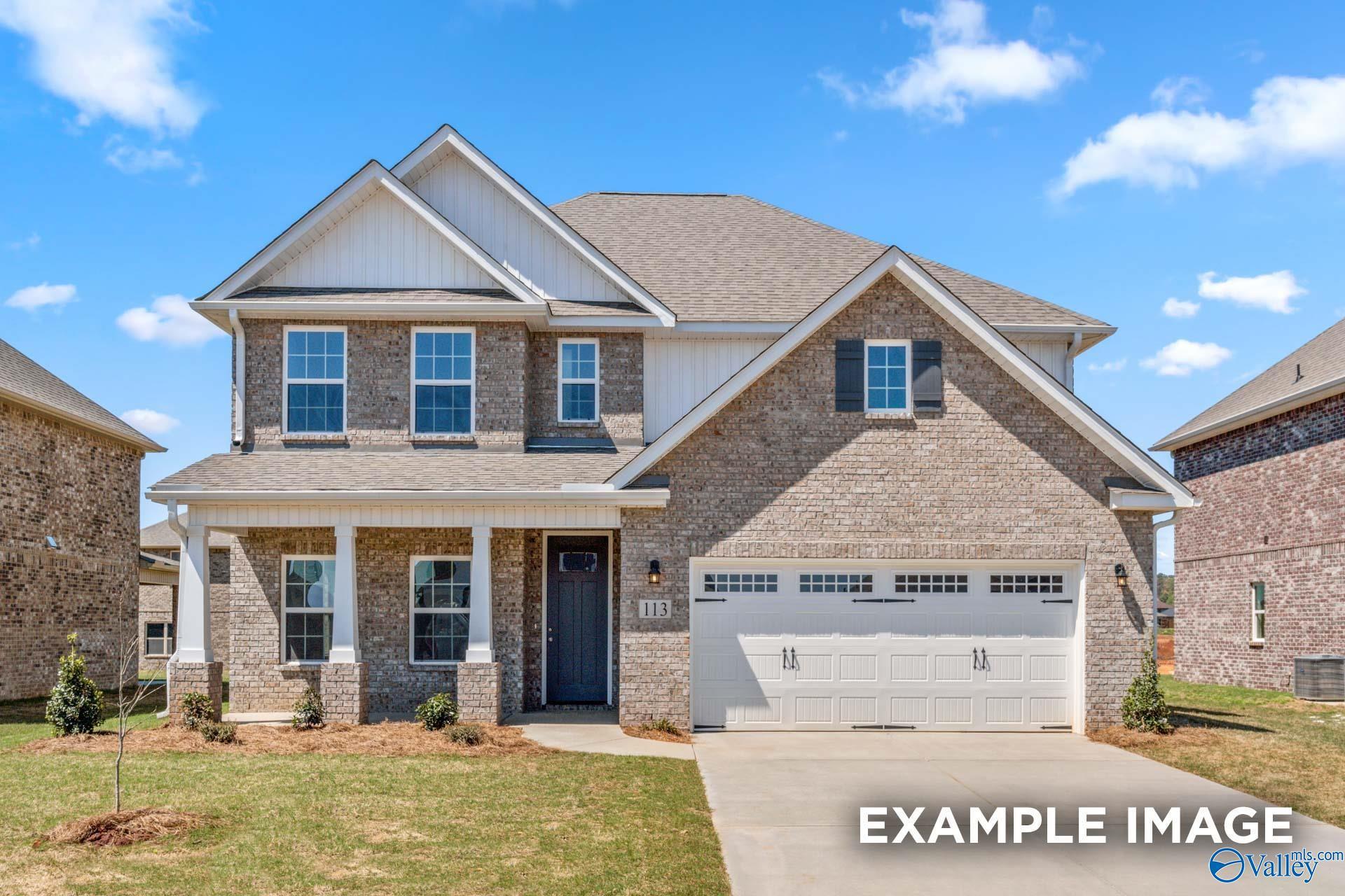 Exterior view of Davidson Homes' New Home at 247 Irish Hill Drive