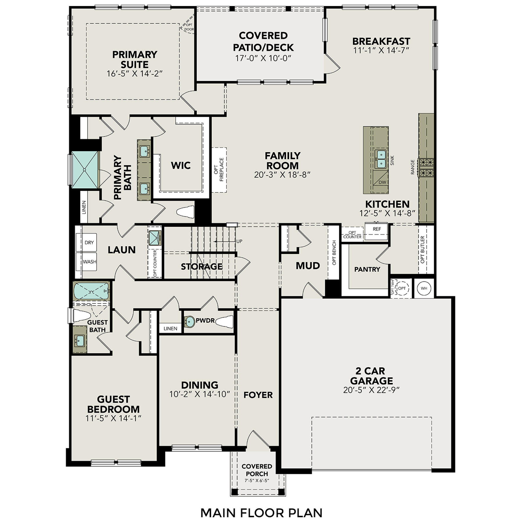 1 - The Belmont G buildable floor plan layout in Davidson Homes Homes' The Reserve at Potranco Oaks community.
