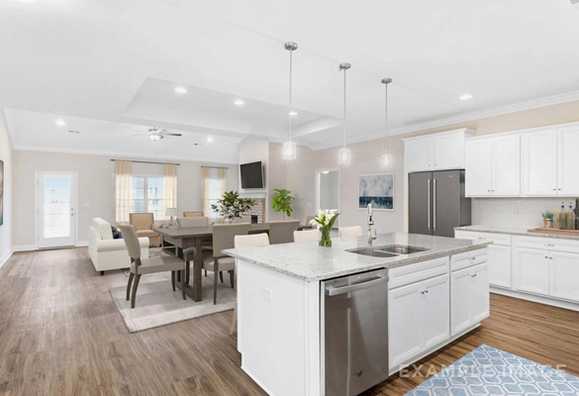 functional kitchen with center island