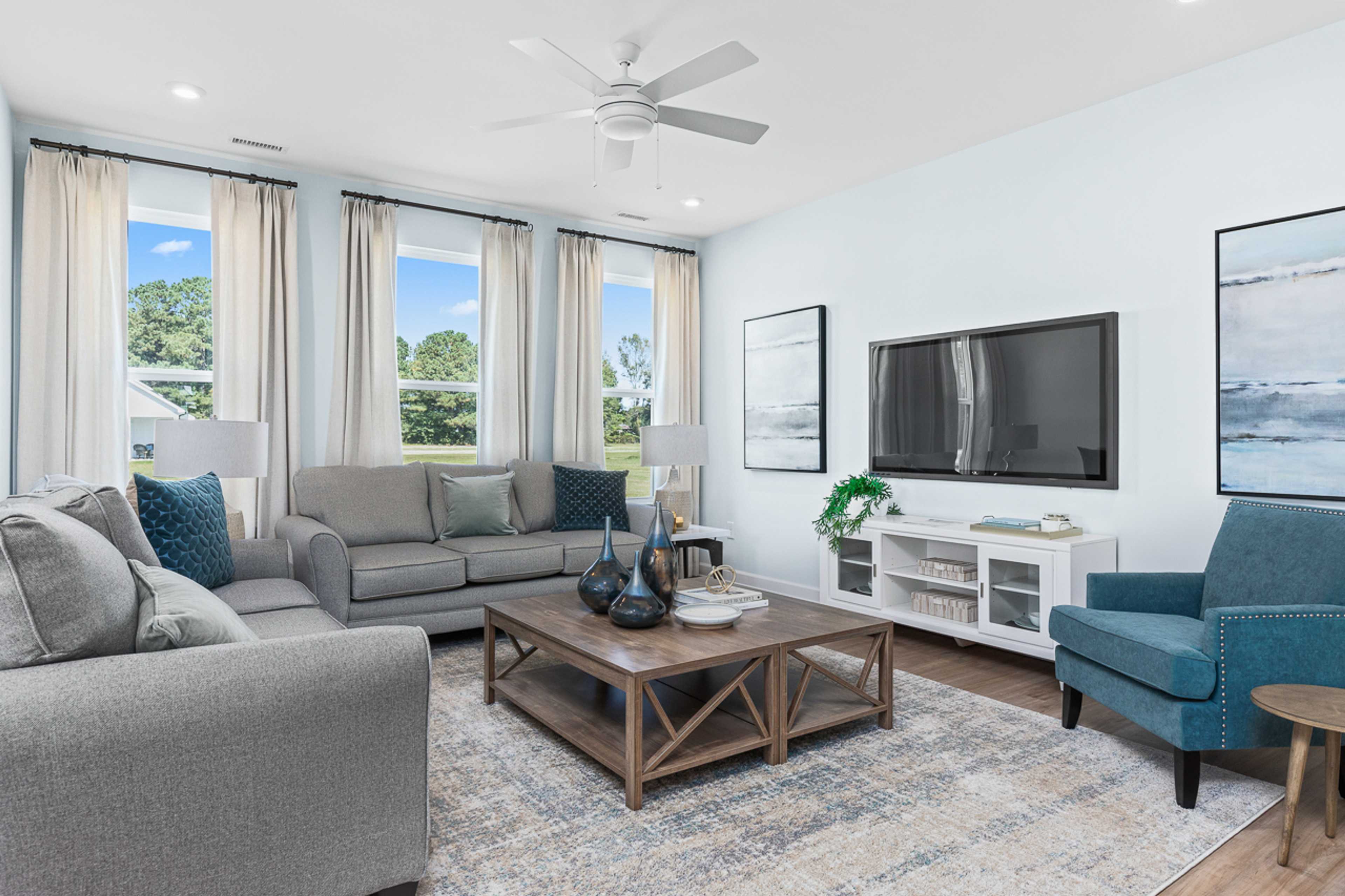 Living room in Beverly Place Home