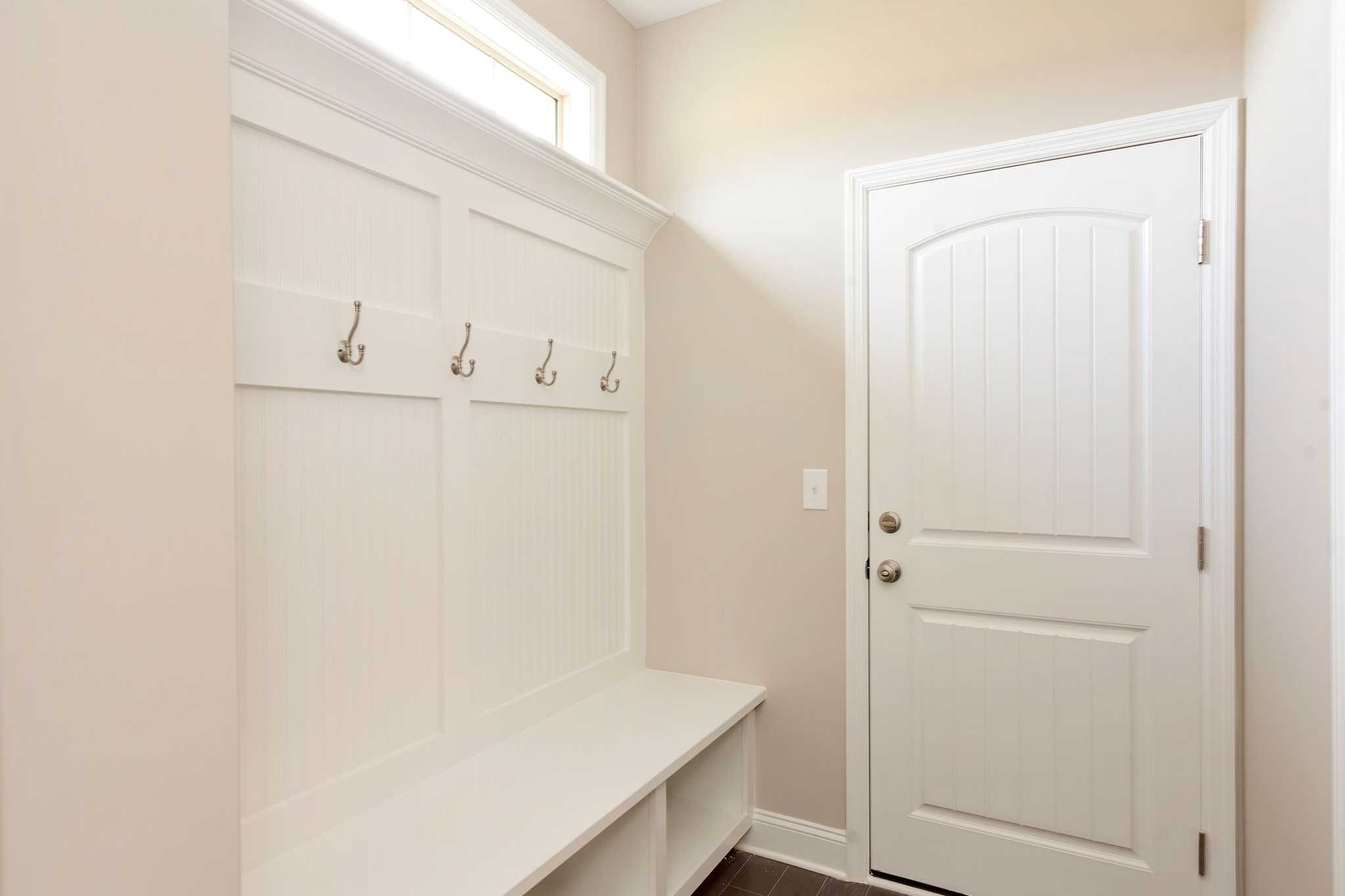 Davidson Homes The Emory Floor Plan Mud Room with hall tree