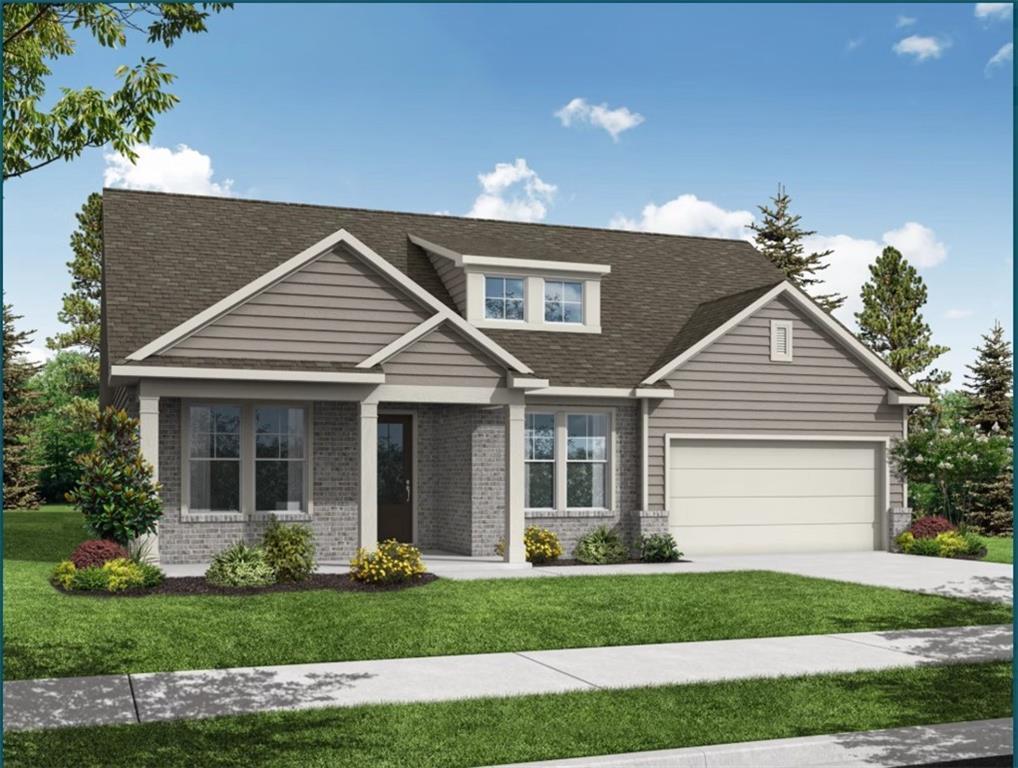 The Harrison G by Davidson Homes: 1-story, 4-bedroom house with 2-car garage in Cedar Farms, Winder, Georgia.