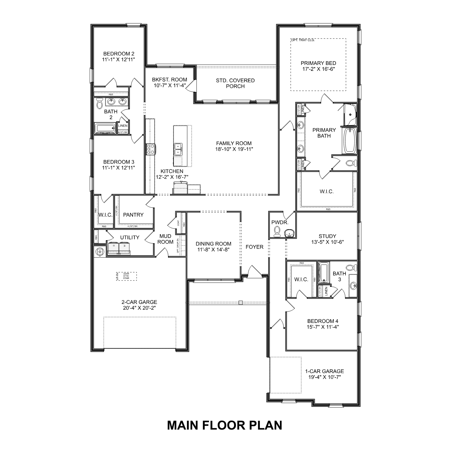 Davidson Homes' The Valencia Floor Plan