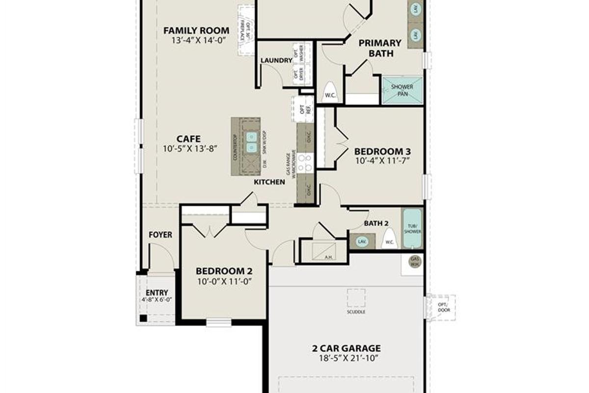 Image 2 of Davidson Homes' New Home at 2505 Allegretto Sea Drive