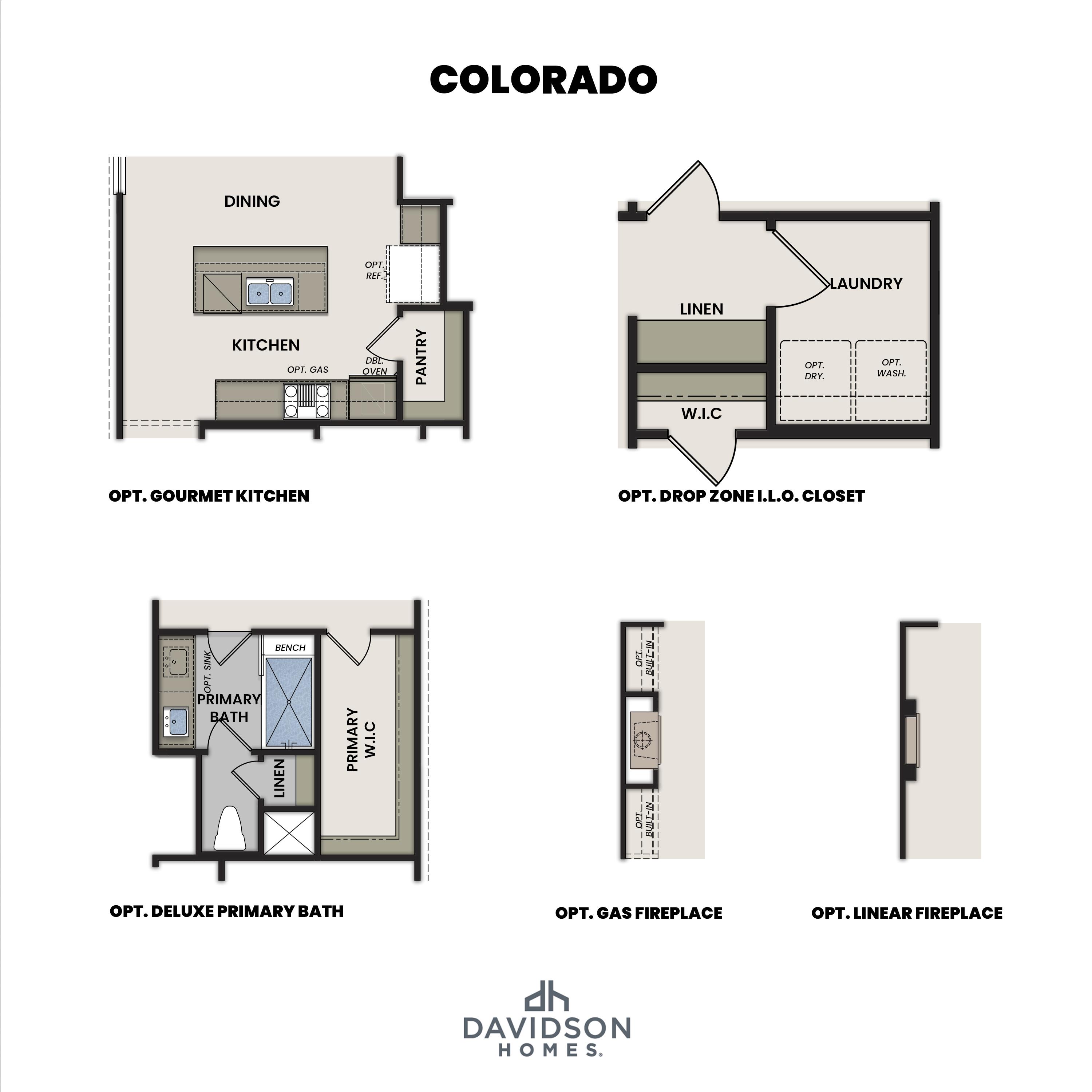 The Colorado Floor Plan Options
