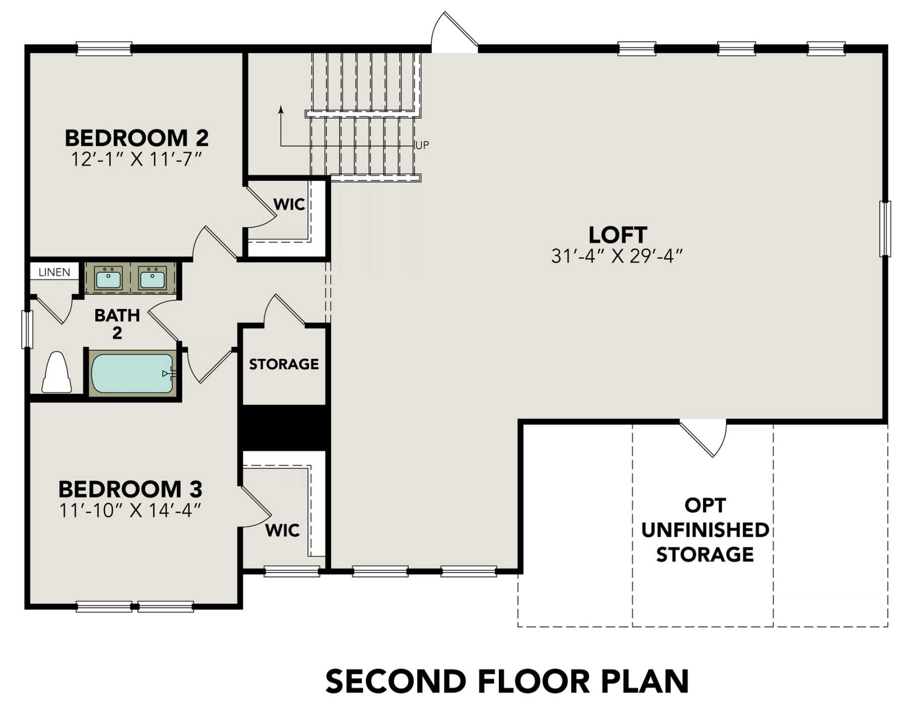 2 - The Belmont G buildable floor plan layout in Davidson Homes Homes' The Reserve at Potranco Oaks community.