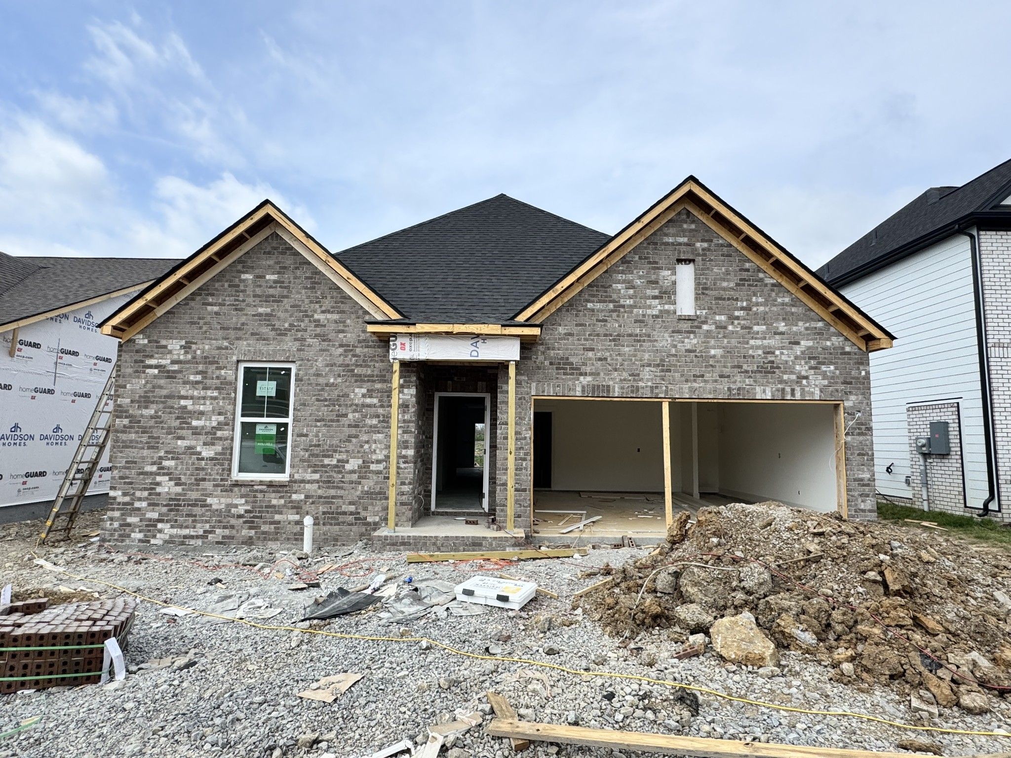 Exterior view of Davidson Homes' New Home at 412 Old Spring Lane