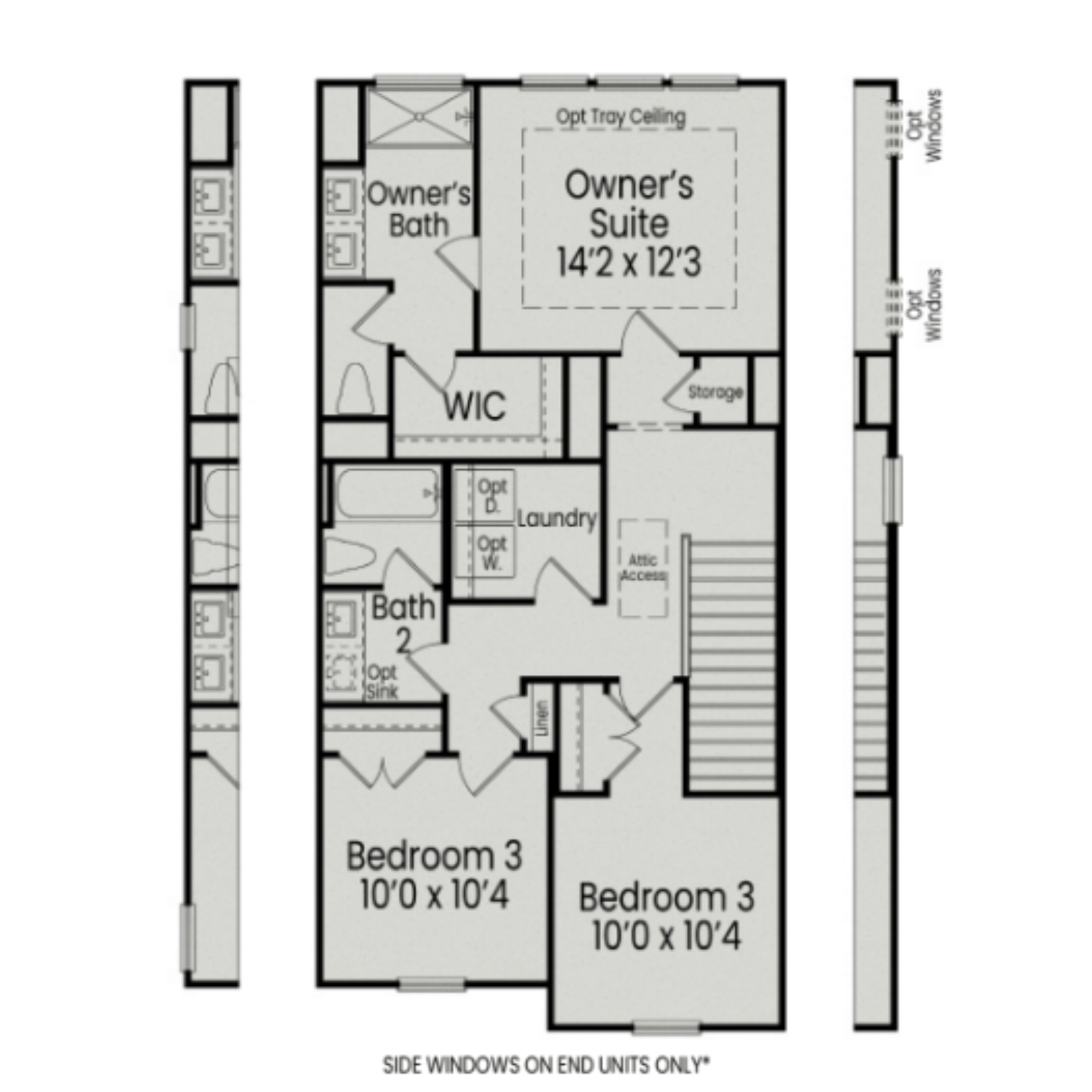 3 - The Avery Interior buildable floor plan layout in Davidson Homes Homes' Forestville Yard community.