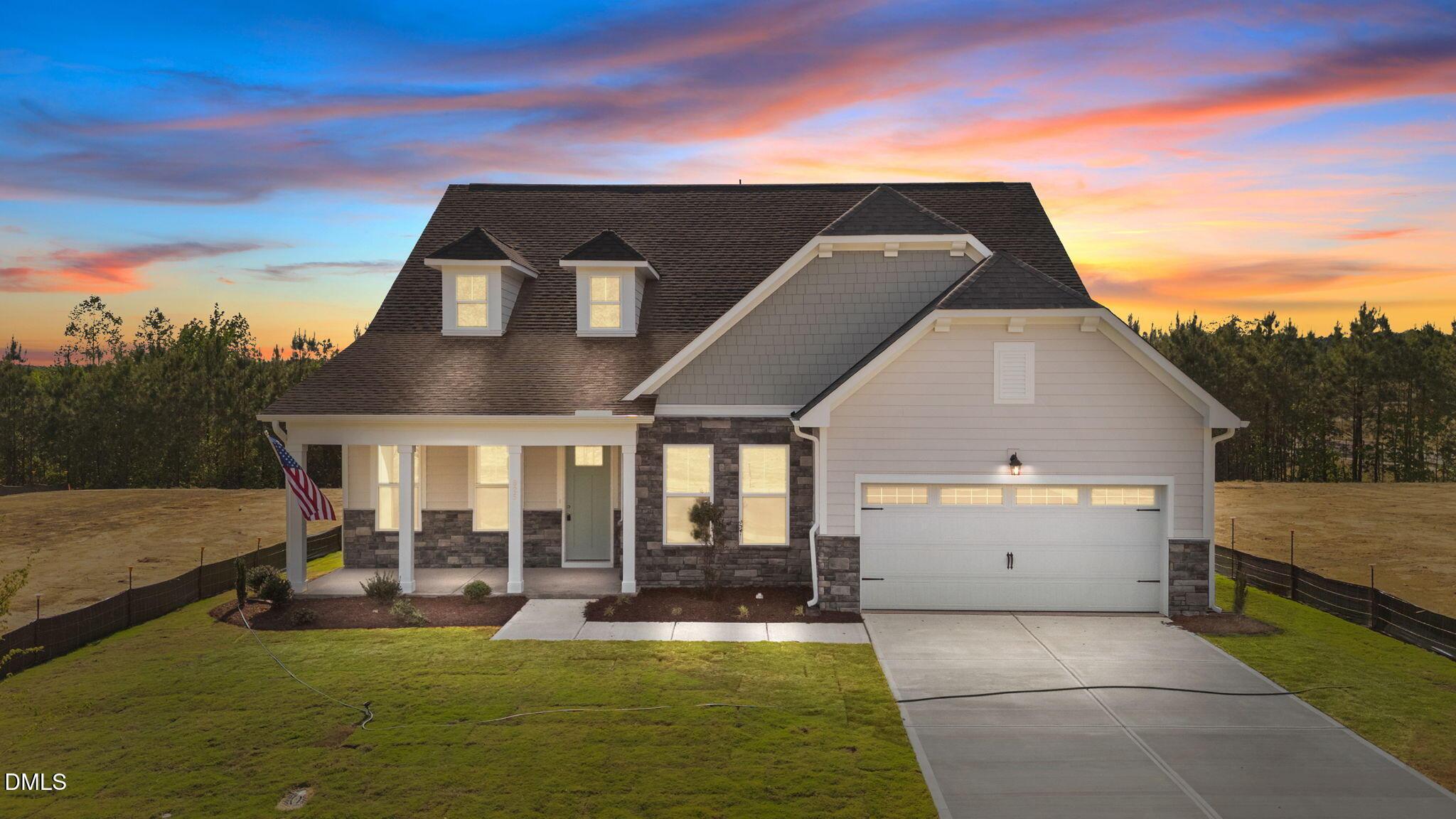 Exterior view of Davidson Homes' New Home at 825 Diana Victoria Court