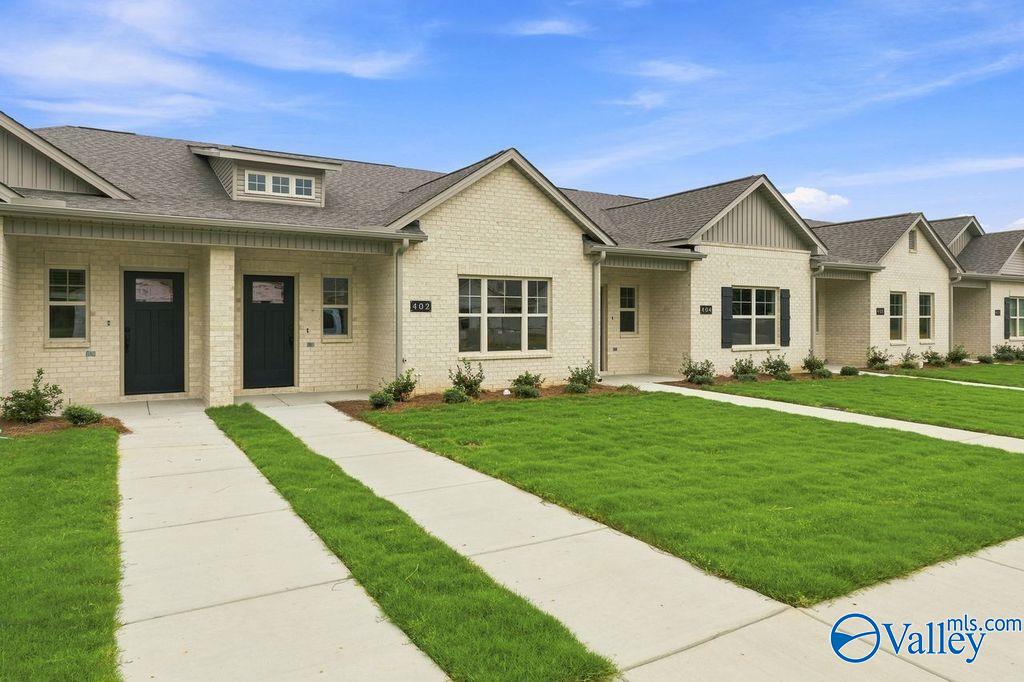 Exterior of The Camilla C floor plan by Davidson Homes in The Retreat at Cain Park, Hartselle, Alabama.