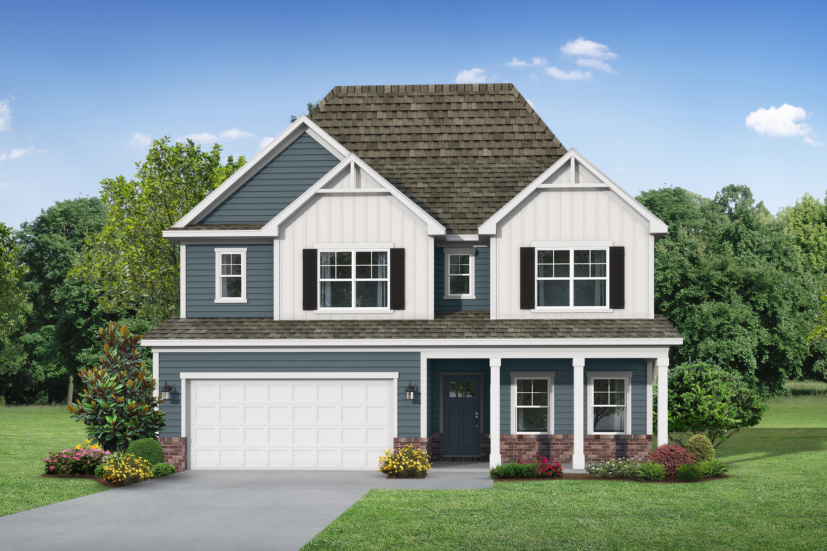 The Shelby D by Davidson Homes with Hardie Siding