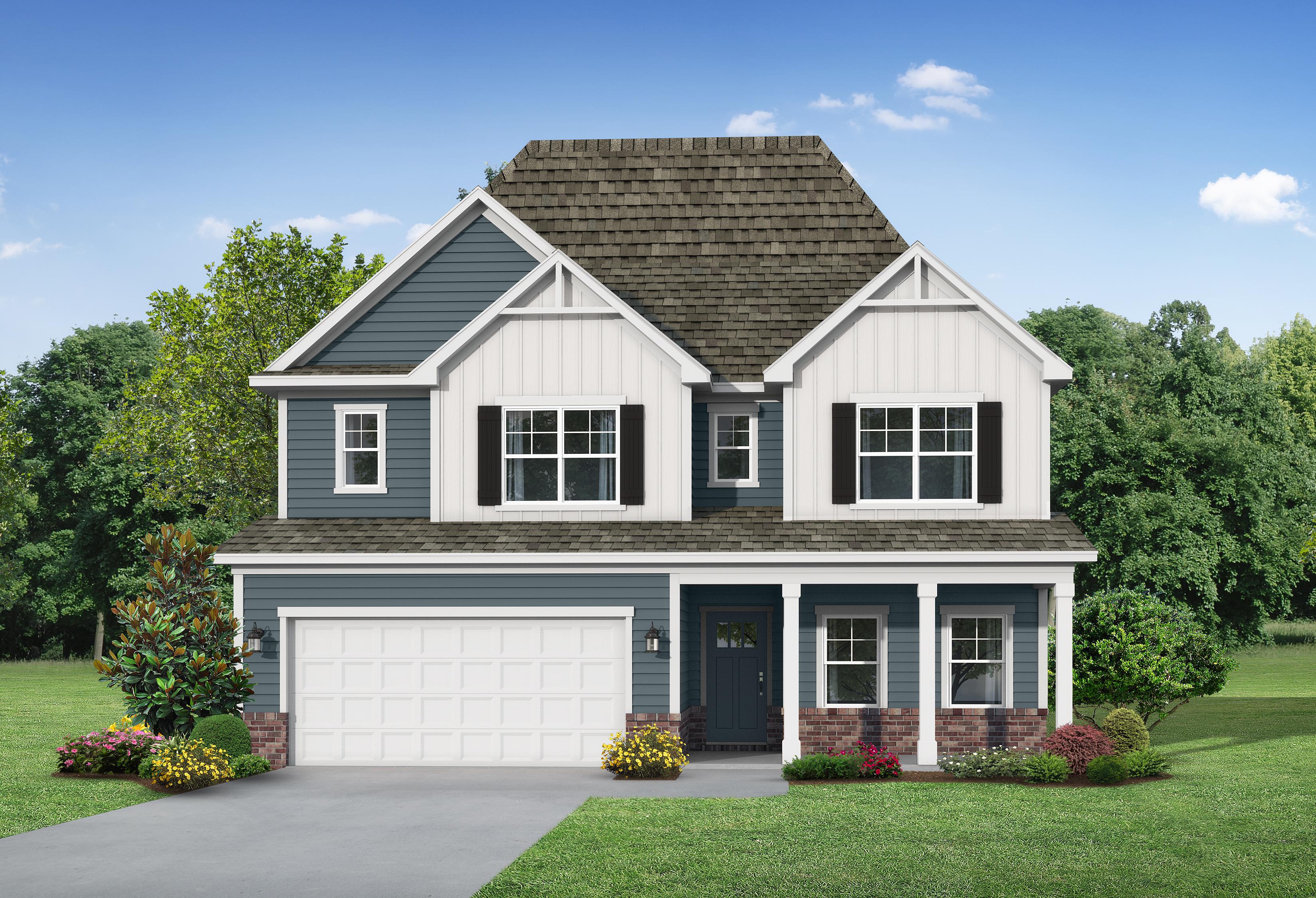 The Shelby D by Davidson Homes with Hardie Siding