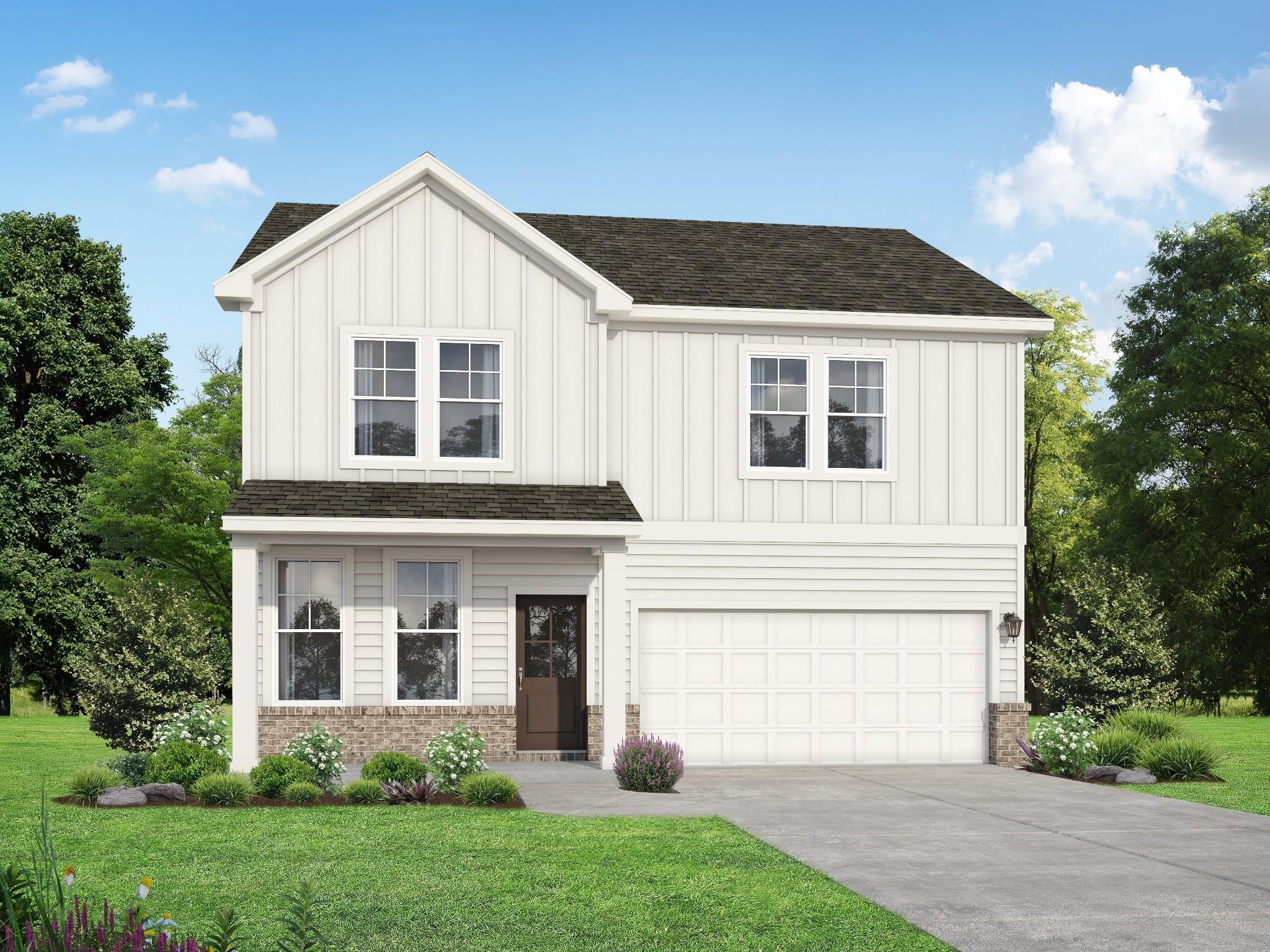 Exterior view of Davidson Homes' New Home at 8004 Netterfield Drive