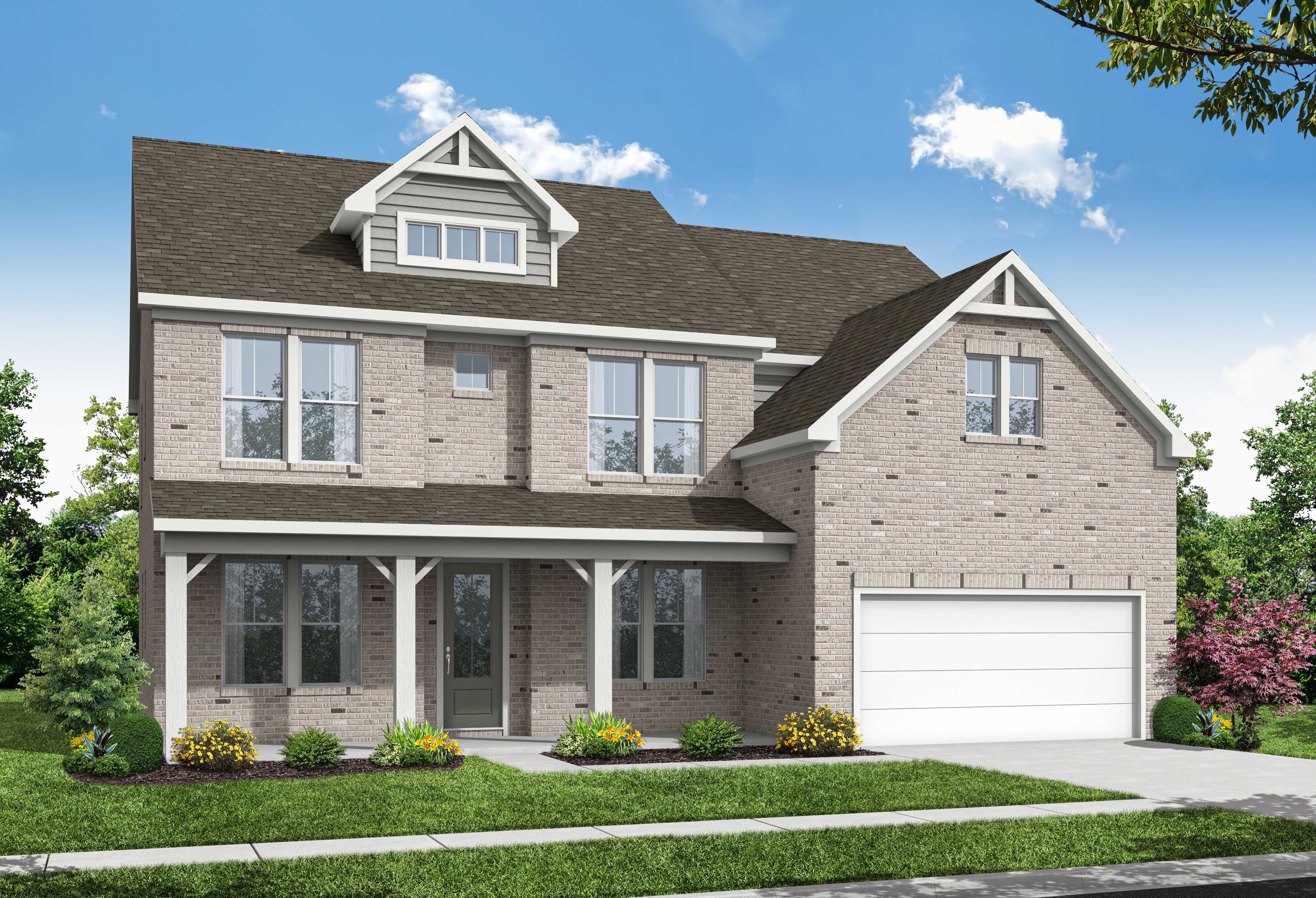 Exterior view of Davidson Homes' The Danbury C Floor Plan
