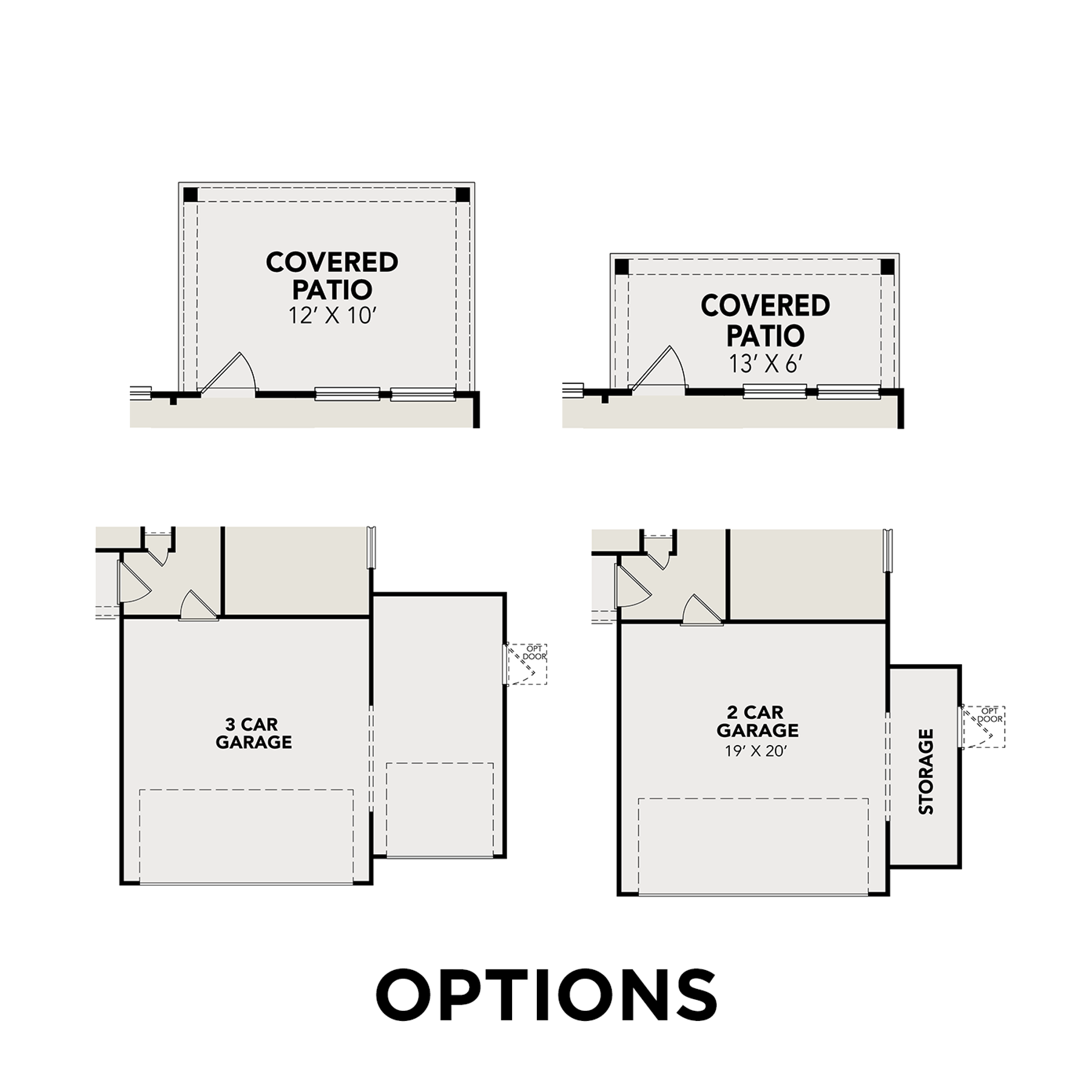 2 - The Comal F buildable floor plan layout in Davidson Homes Homes' Robins Landing community.