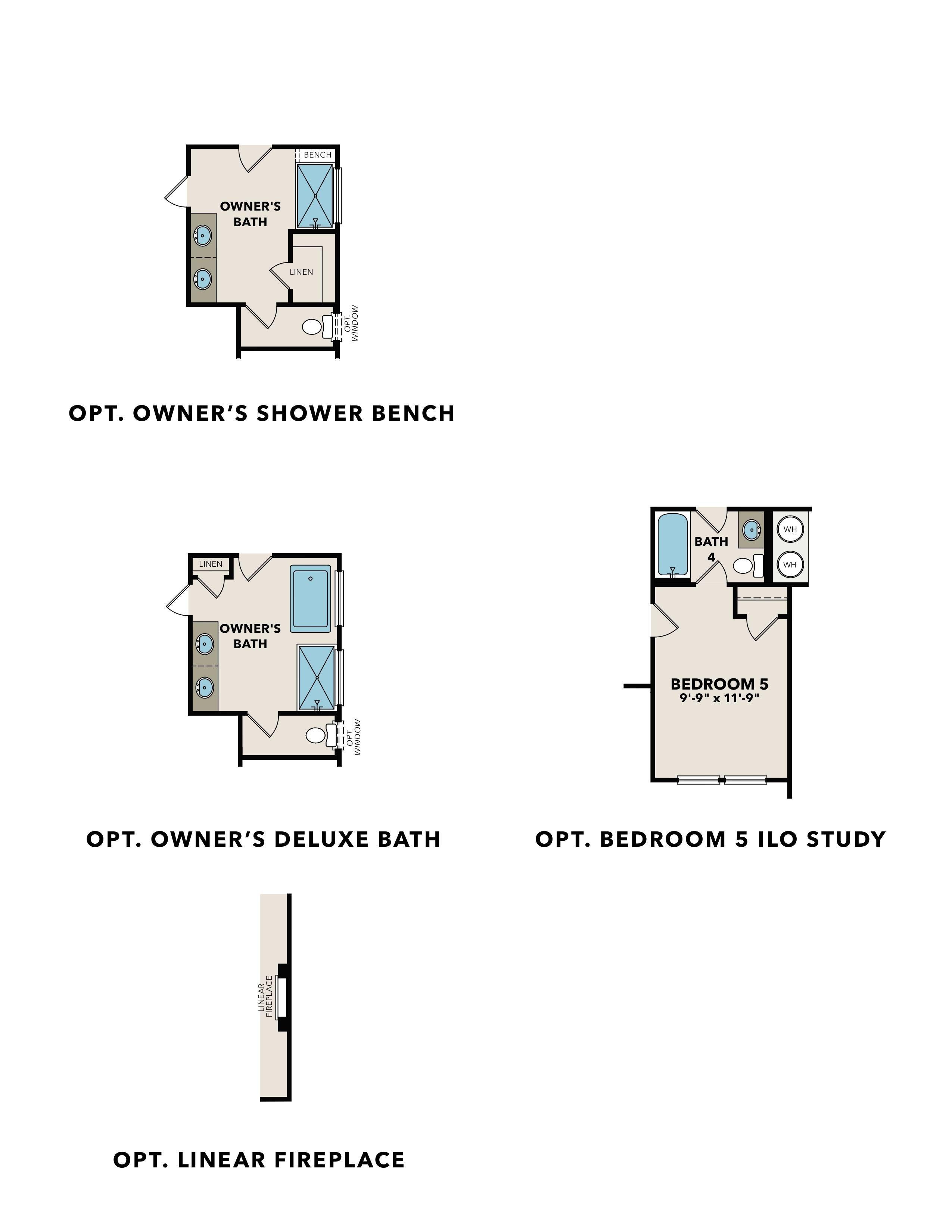 2 - The Harrison H buildable floor plan layout in Davidson Homes Homes' Cedar Farms community.